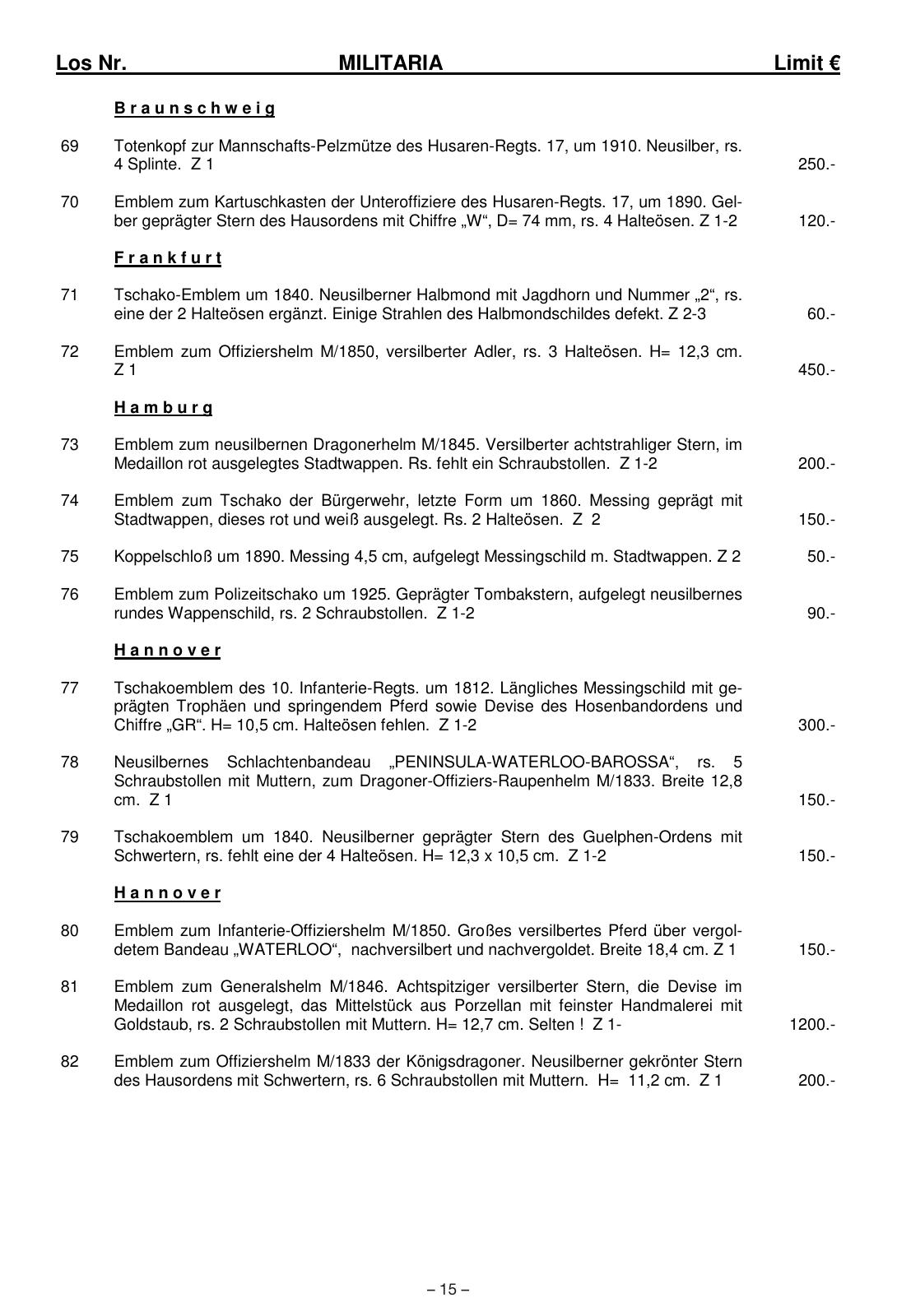 Vorschau Katalog 1 Sonderauktion vom 28. März 2020 Seite 17