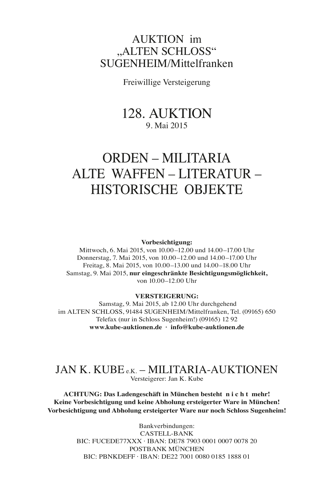 Vorschau Kube 128 Auktion Seite 3