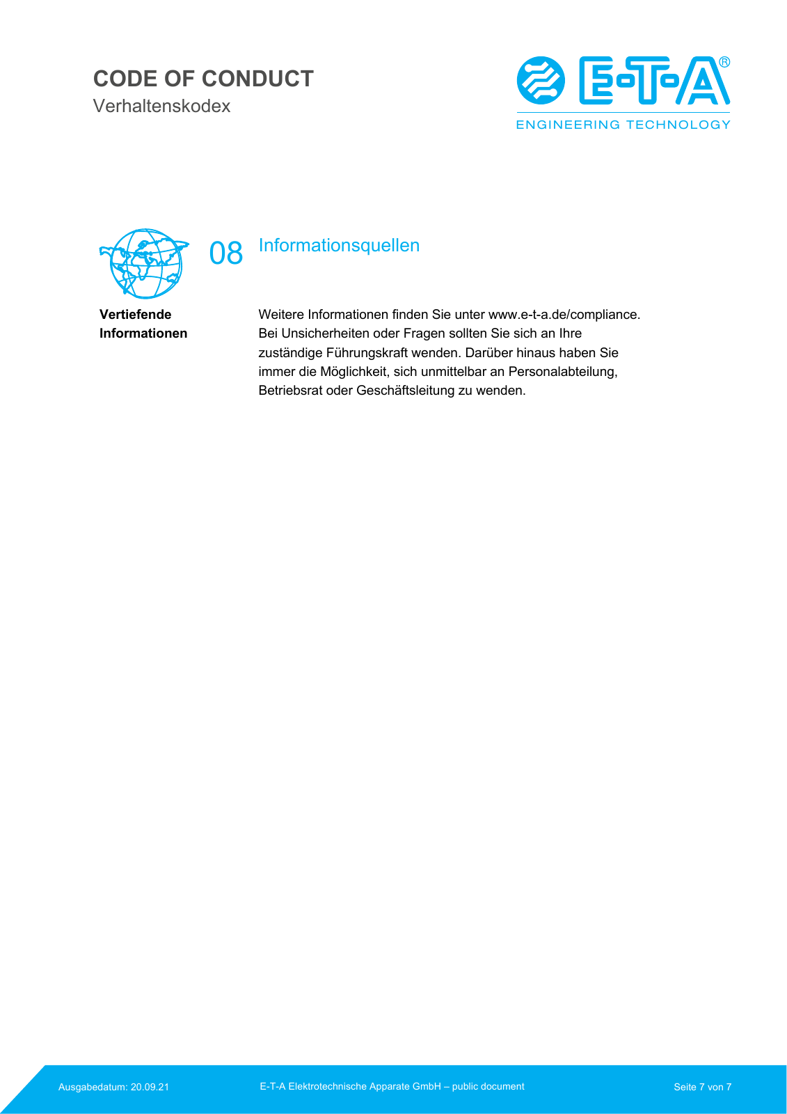 Vorschau Code of Conduct Seite 7