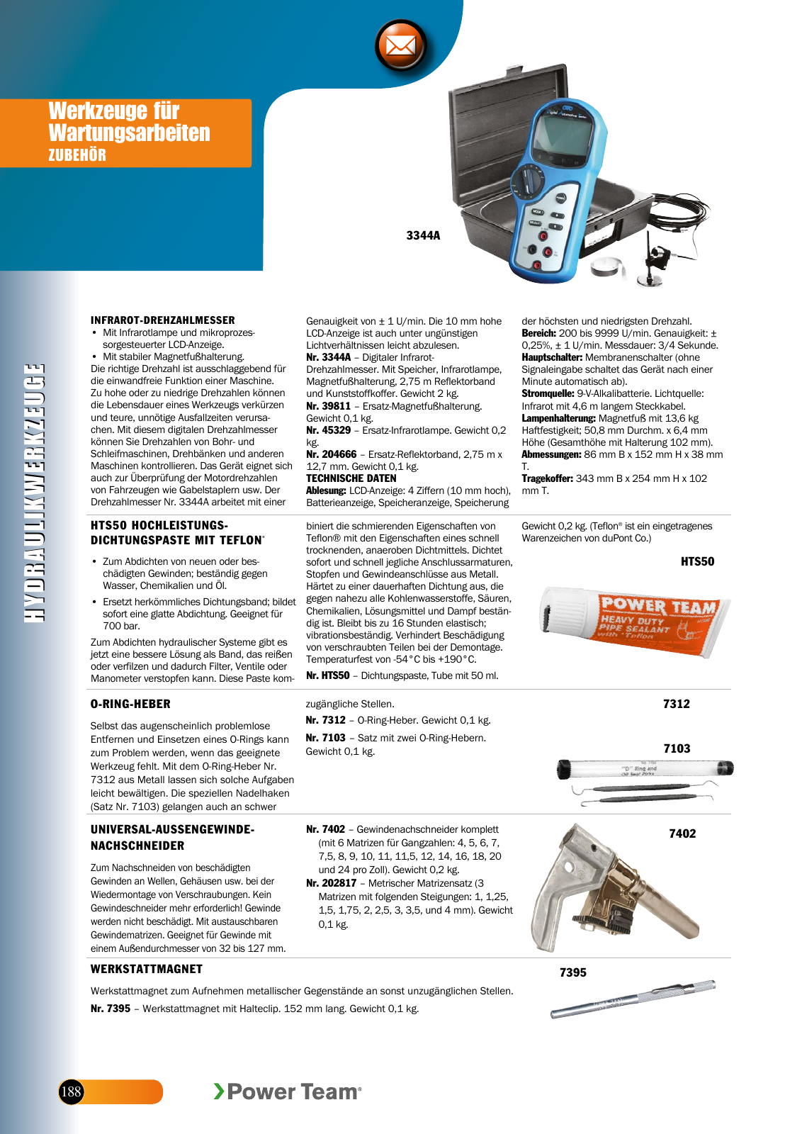 Vorschau HKL Powertools Hydraulik-Werkzeuge Seite 25