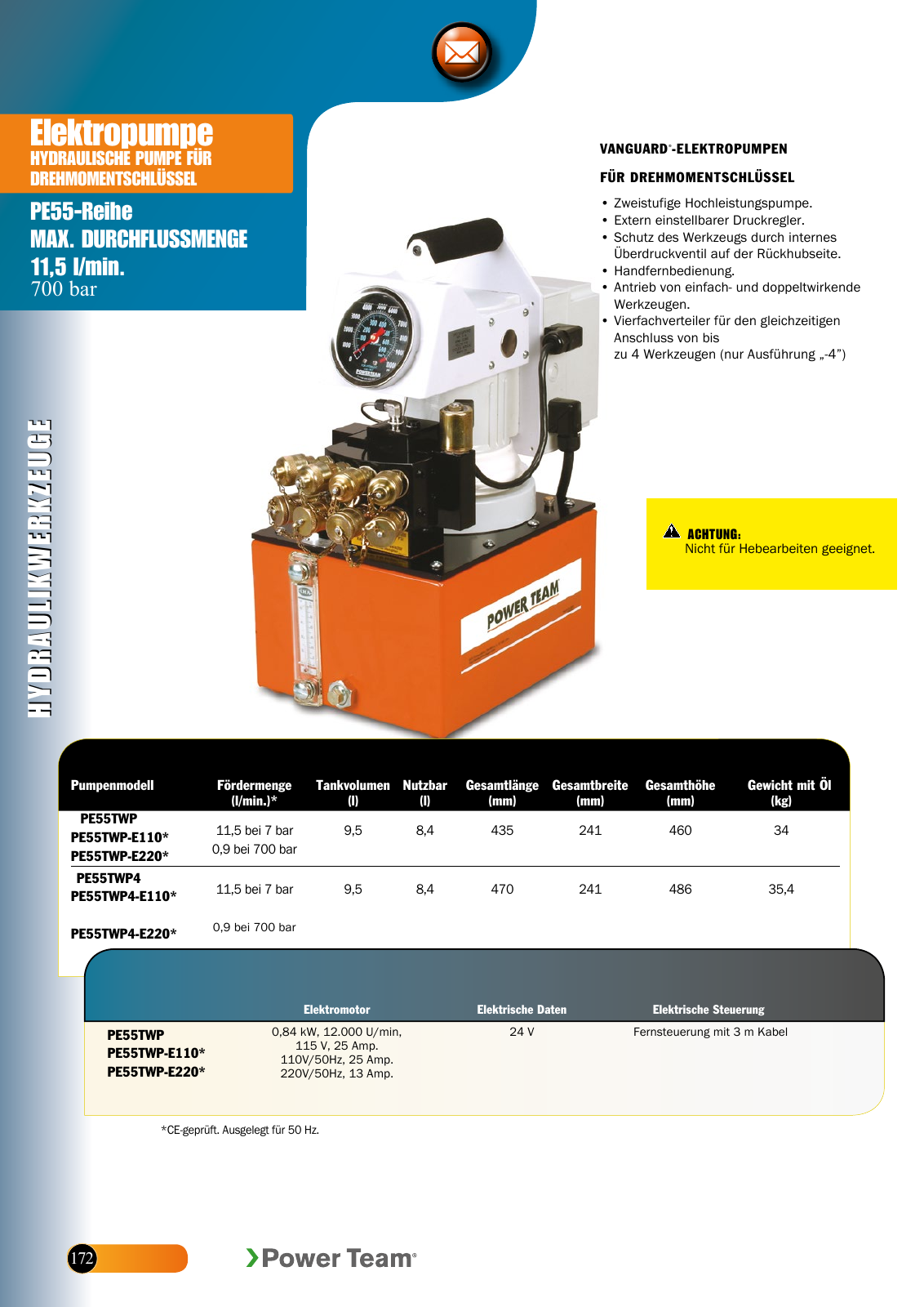 Vorschau HKL Powertools Hydraulik-Werkzeuge Seite 9
