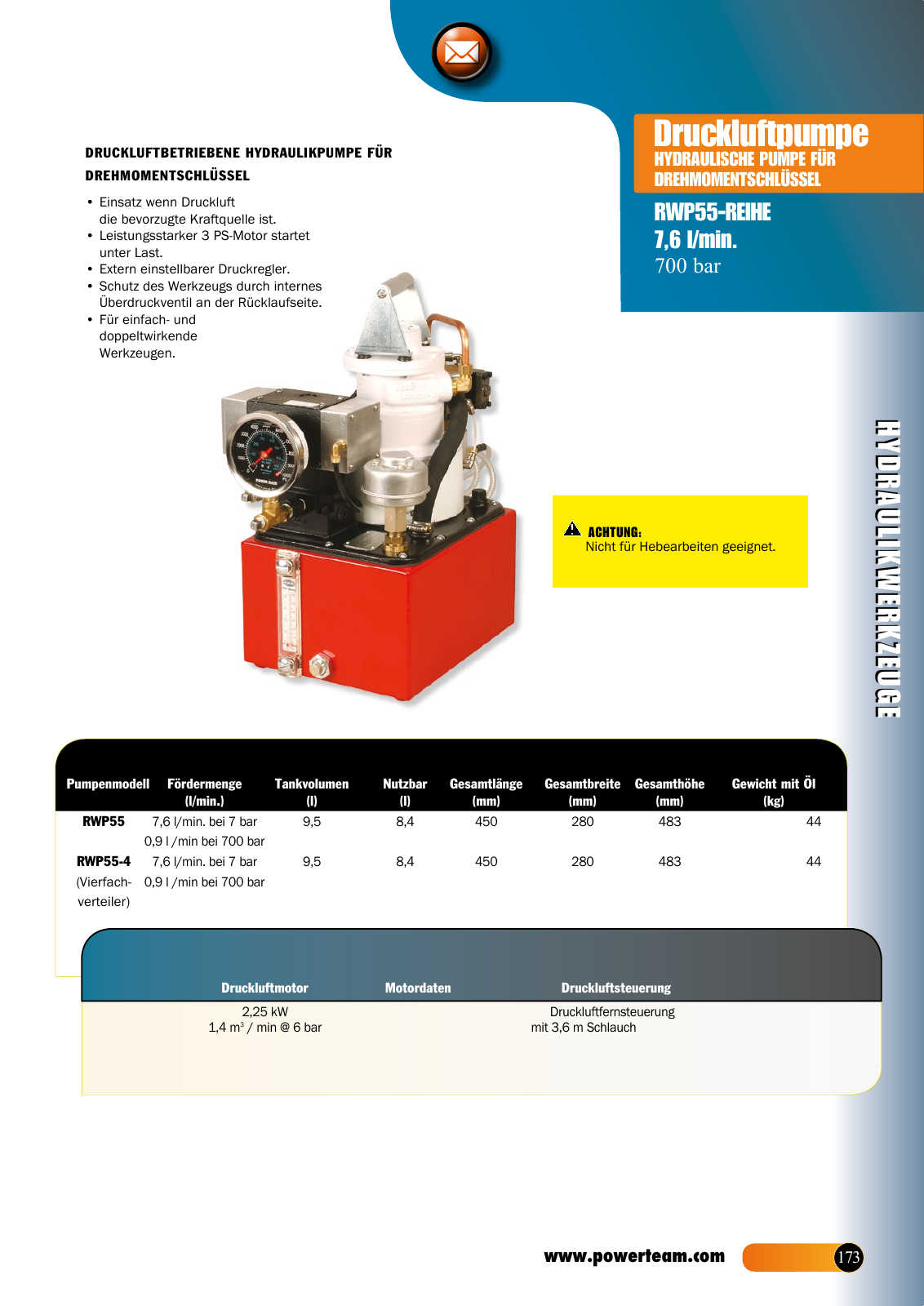 Vorschau HKL Powertools Hydraulik-Werkzeuge Seite 10