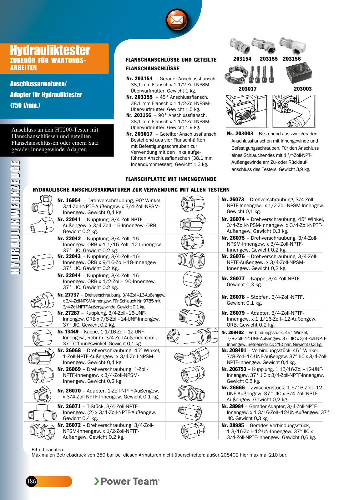 Vorschau HKL Powertools Hydraulik-Werkzeuge Seite 23