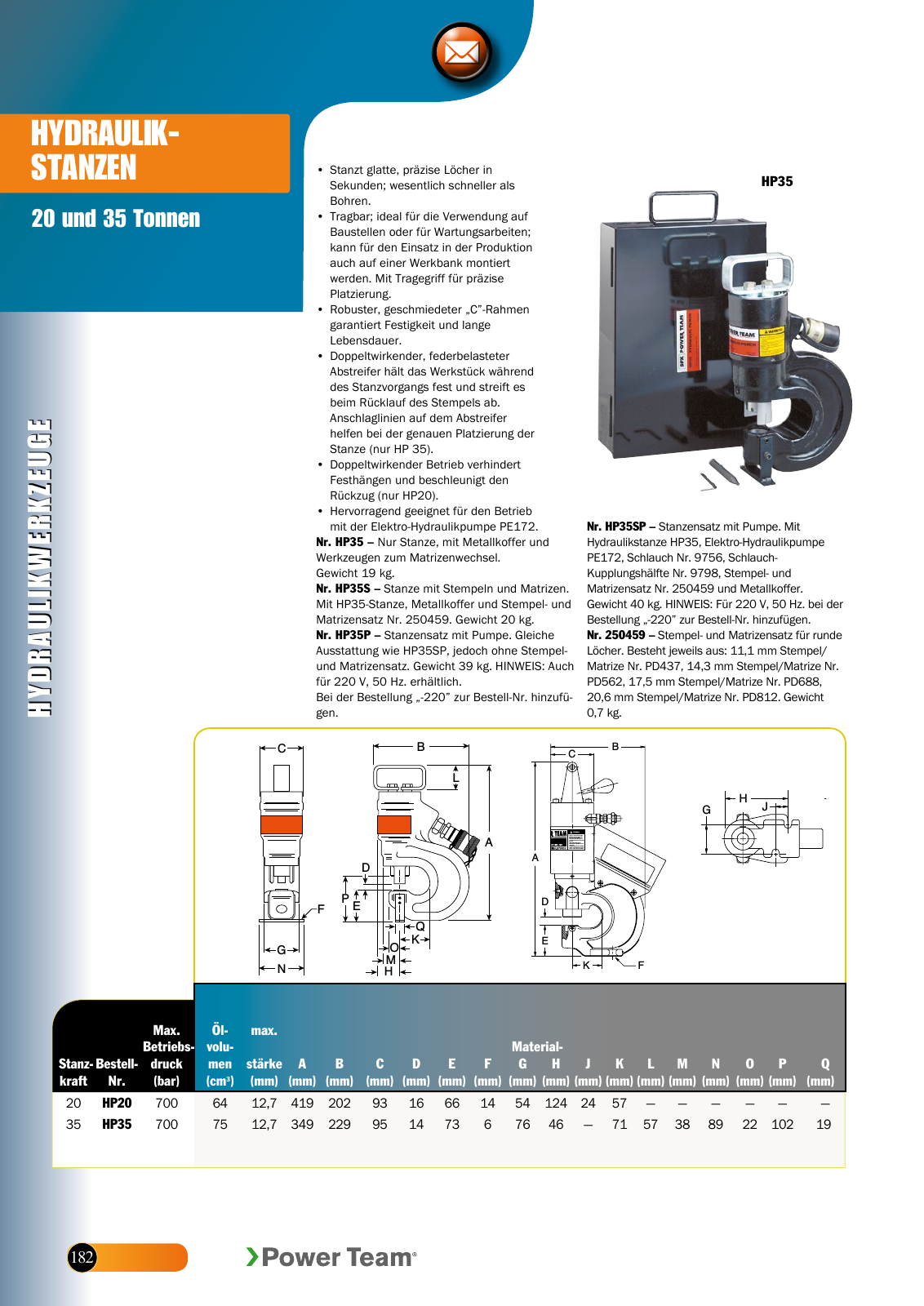 Vorschau HKL Powertools Hydraulik-Werkzeuge Seite 19