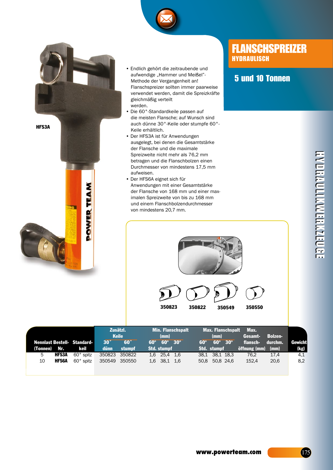 Vorschau HKL Powertools Hydraulik-Werkzeuge Seite 12