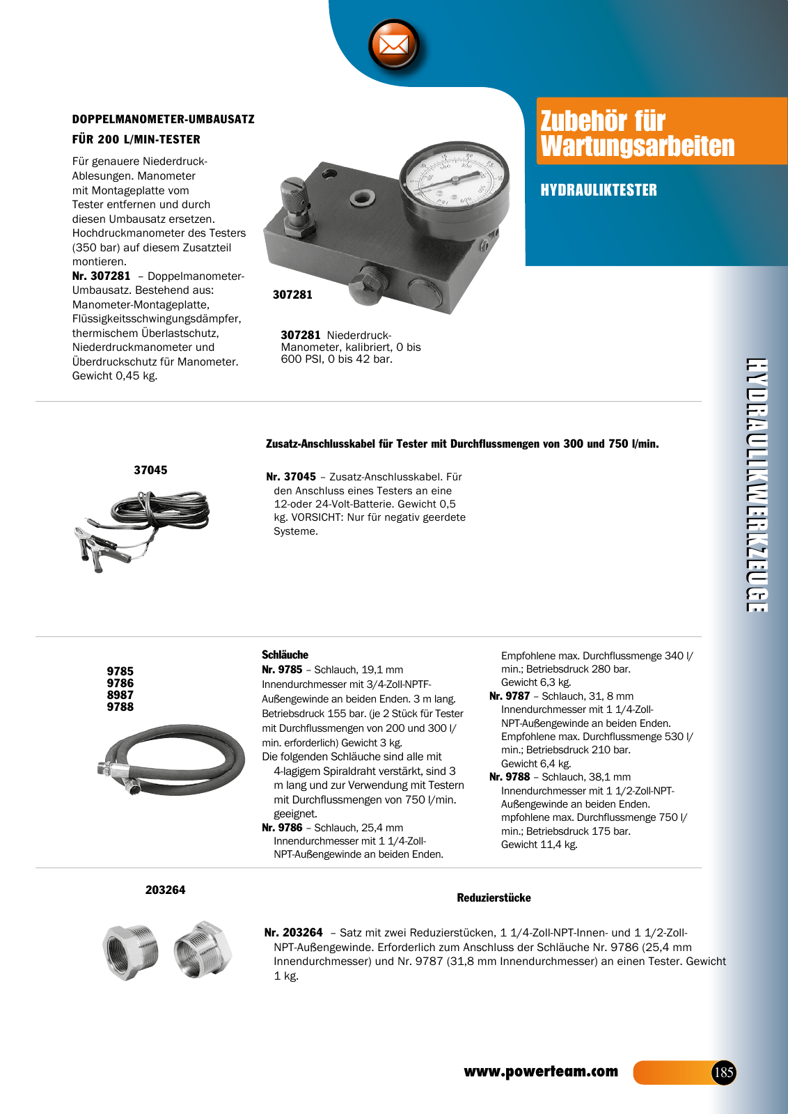 Vorschau HKL Powertools Hydraulik-Werkzeuge Seite 22