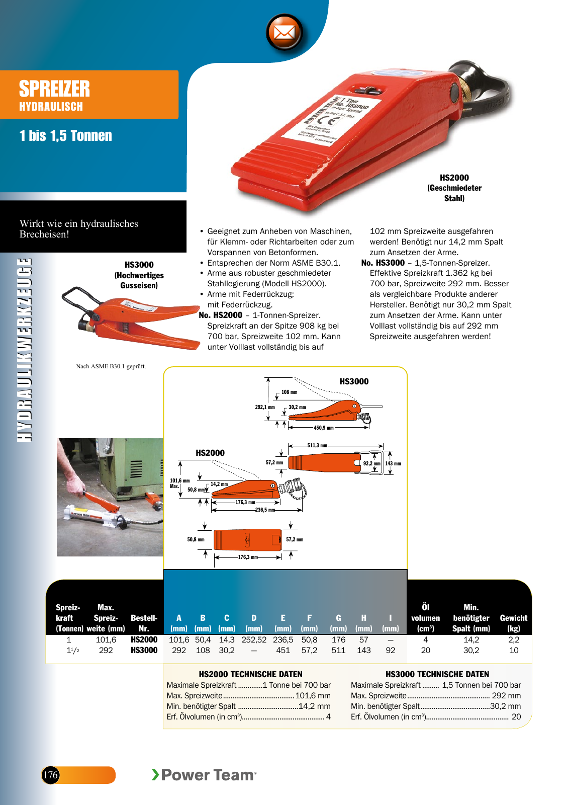 Vorschau HKL Powertools Hydraulik-Werkzeuge Seite 13