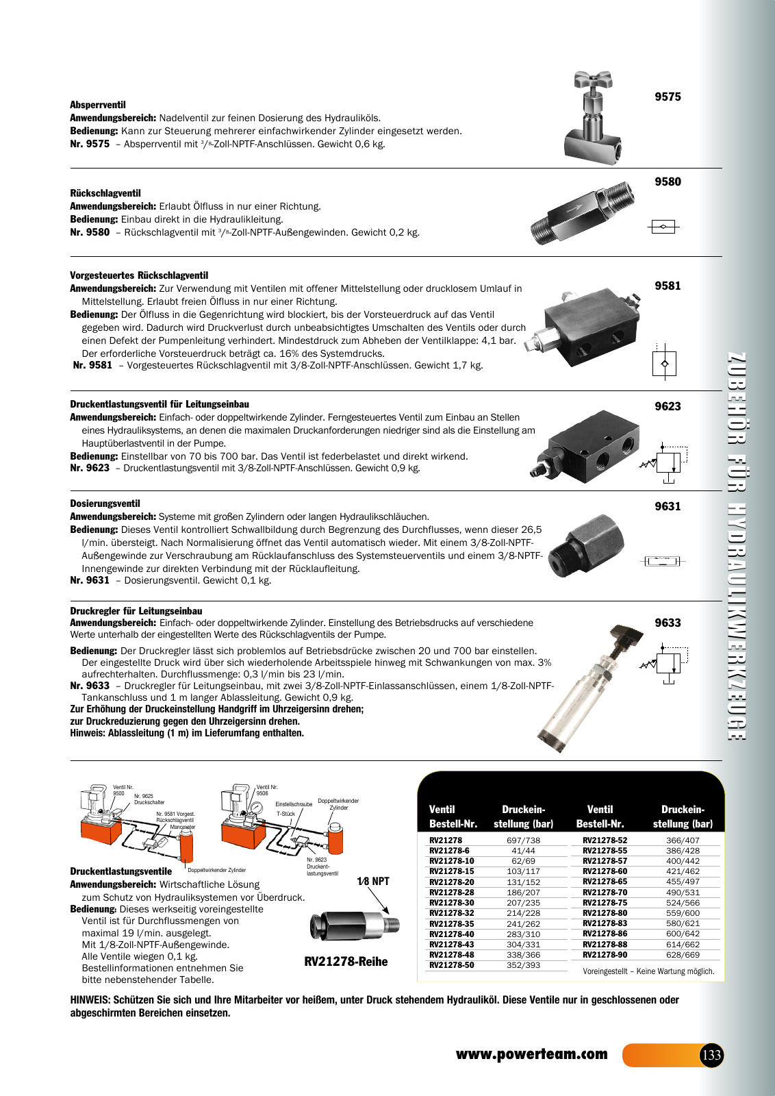 Vorschau HKL Powertools Zubehör Hydraulik-Werkzeuge Seite 14
