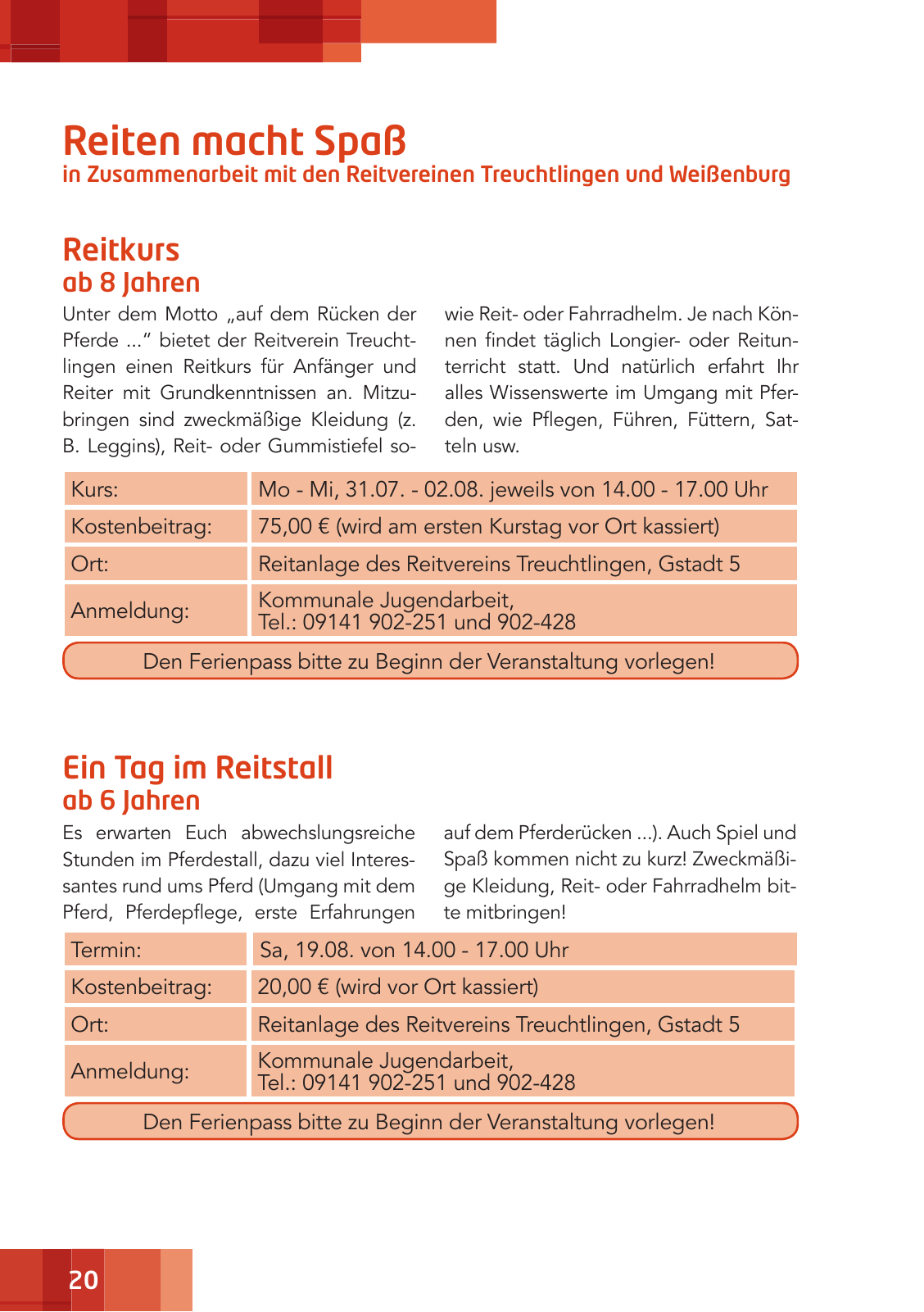 Vorschau Ferienzeitung 2017 Seite 20