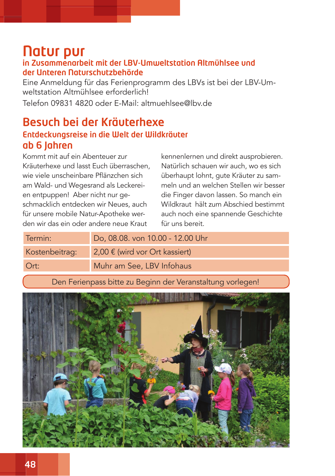 Vorschau Ferienzeitung 2019 Seite 48