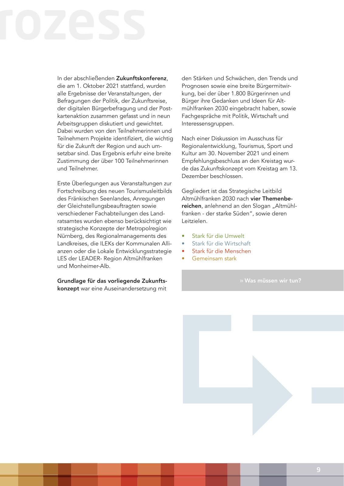 Vorschau Leitbild Altmühlfranken 2030 Seite 9