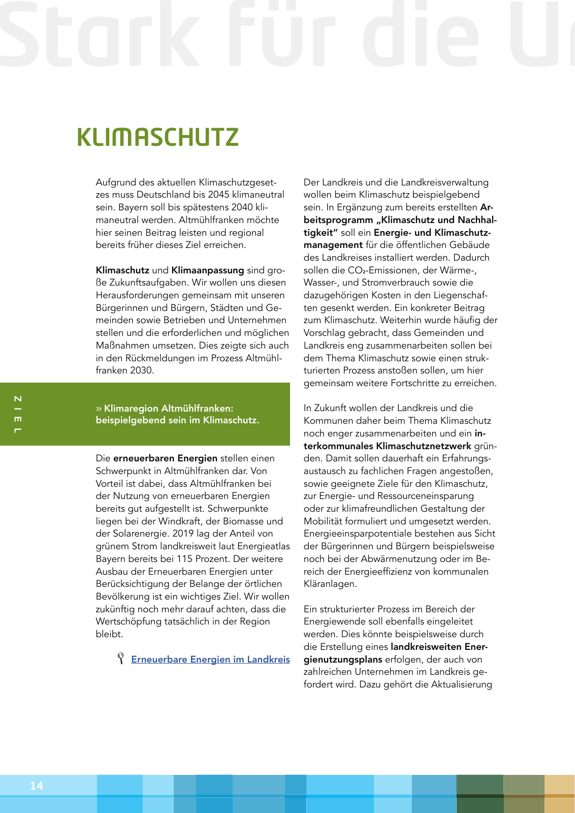 Vorschau Leitbild Altmühlfranken 2030 Seite 14