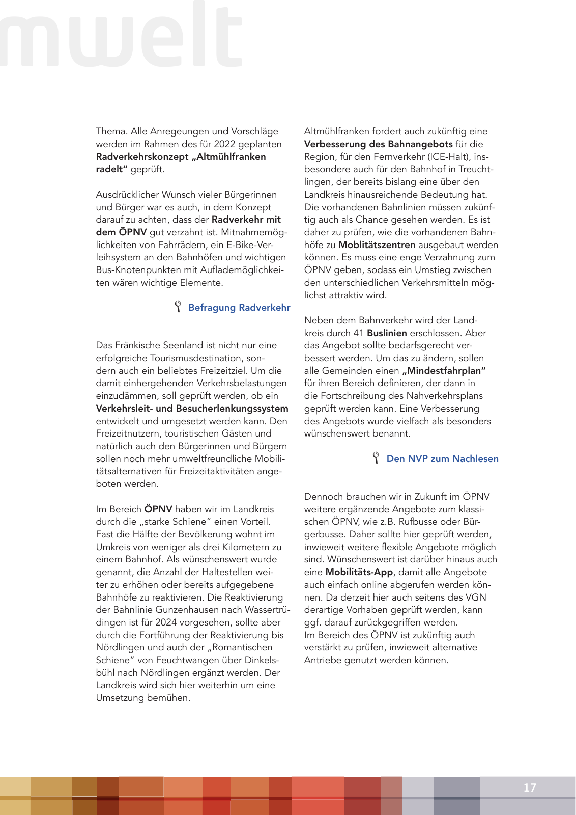 Vorschau Leitbild Altmühlfranken 2030 Seite 17