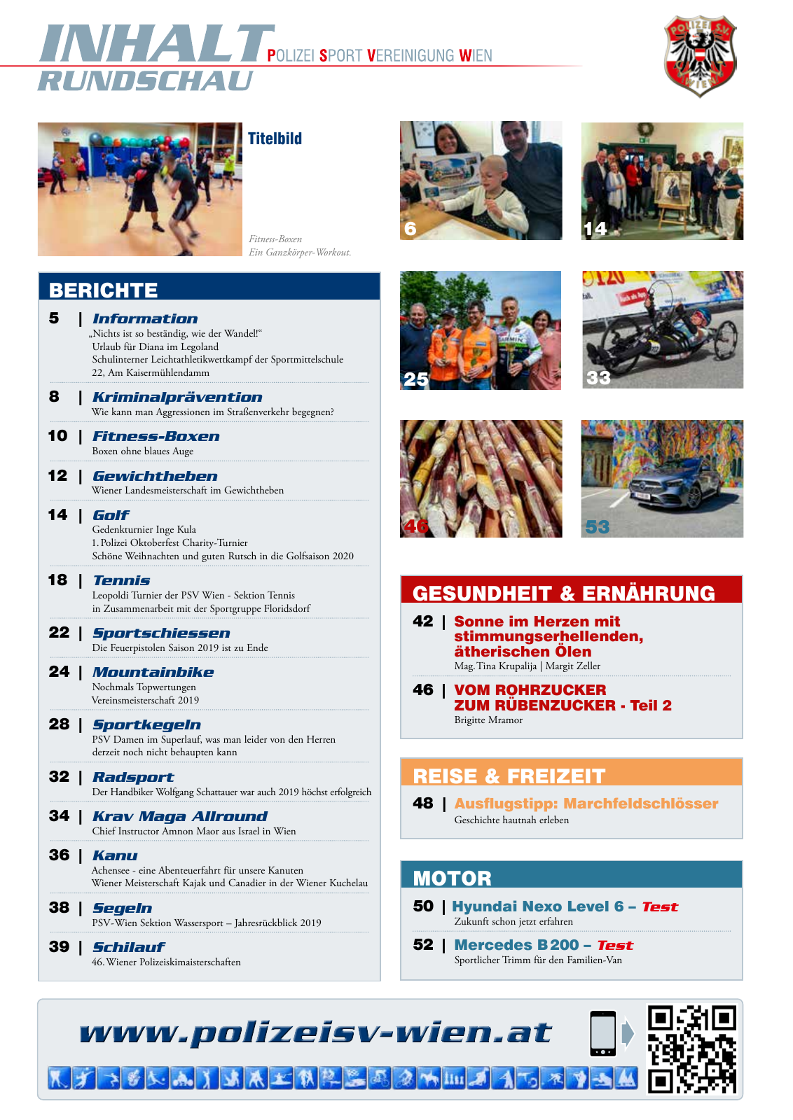 Vorschau Rundschau Polizei Sport 11-12/2019 Seite 3