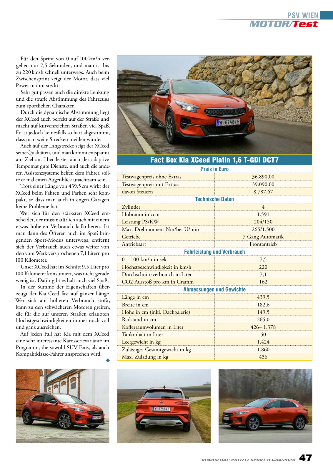 Vorschau Rundschau Polizei Sport 03-04/2020 Seite 47