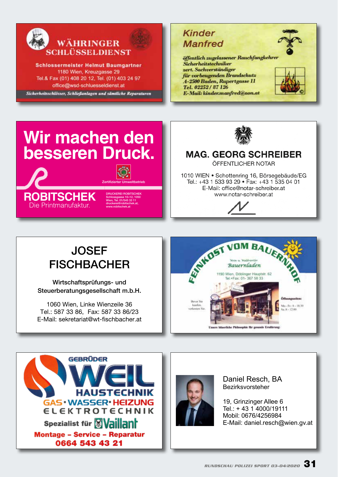 Vorschau Rundschau Polizei Sport 03-04/2020 Seite 31