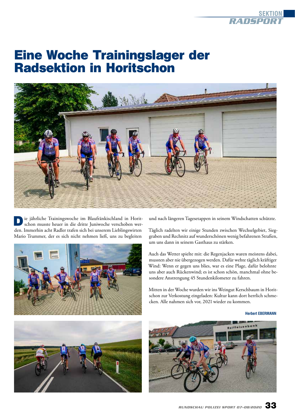 Vorschau Rundschau Polizei Sport 07-08/2020 Seite 33