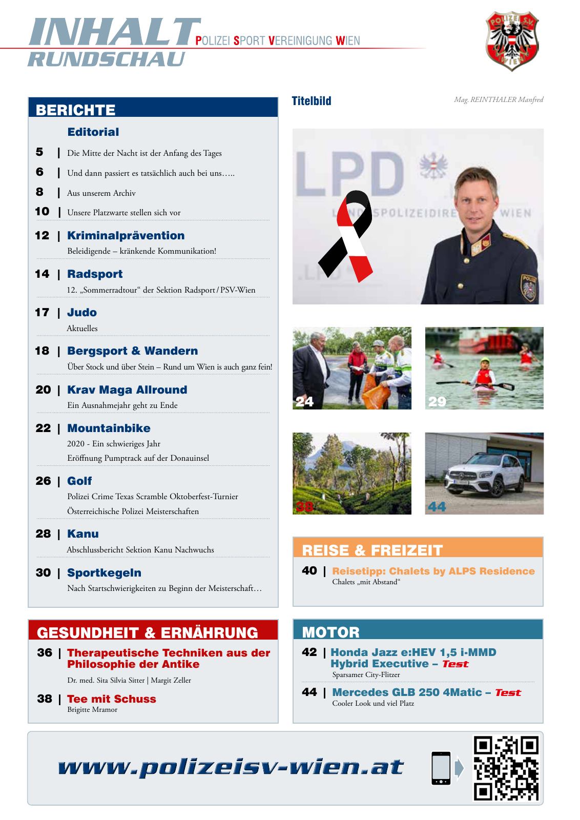 Vorschau Rundschau Polizei Sport 11-12/2020 Seite 3