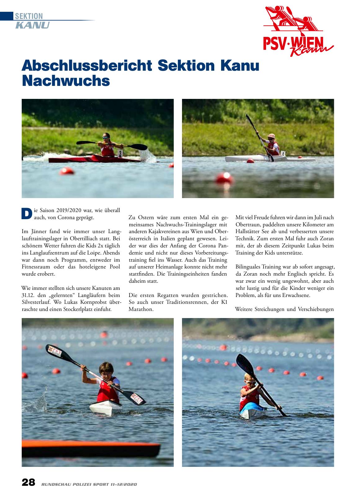 Vorschau Rundschau Polizei Sport 11-12/2020 Seite 28