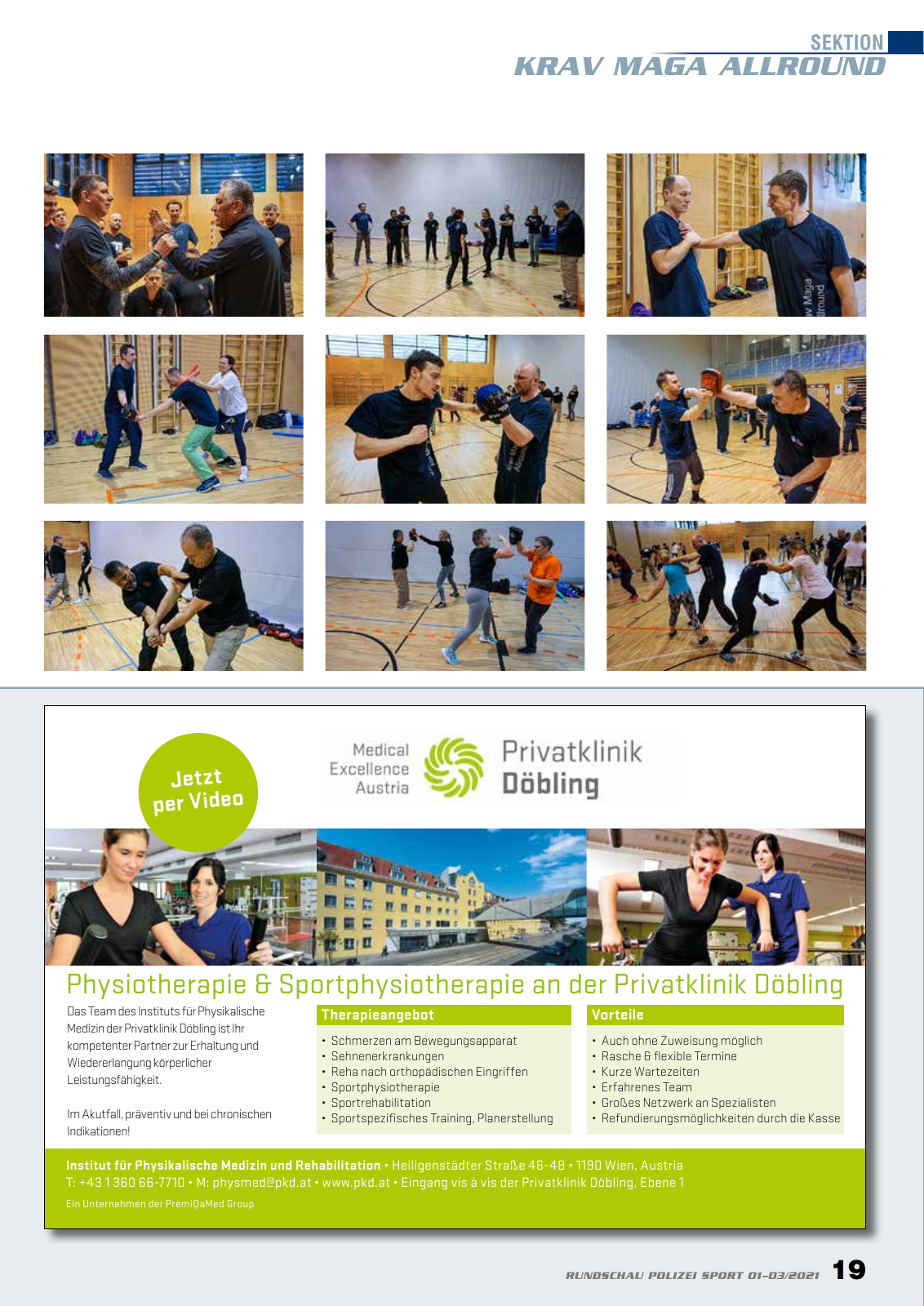 Vorschau Rundschau Polizei Sport 01-03/2021 Seite 19