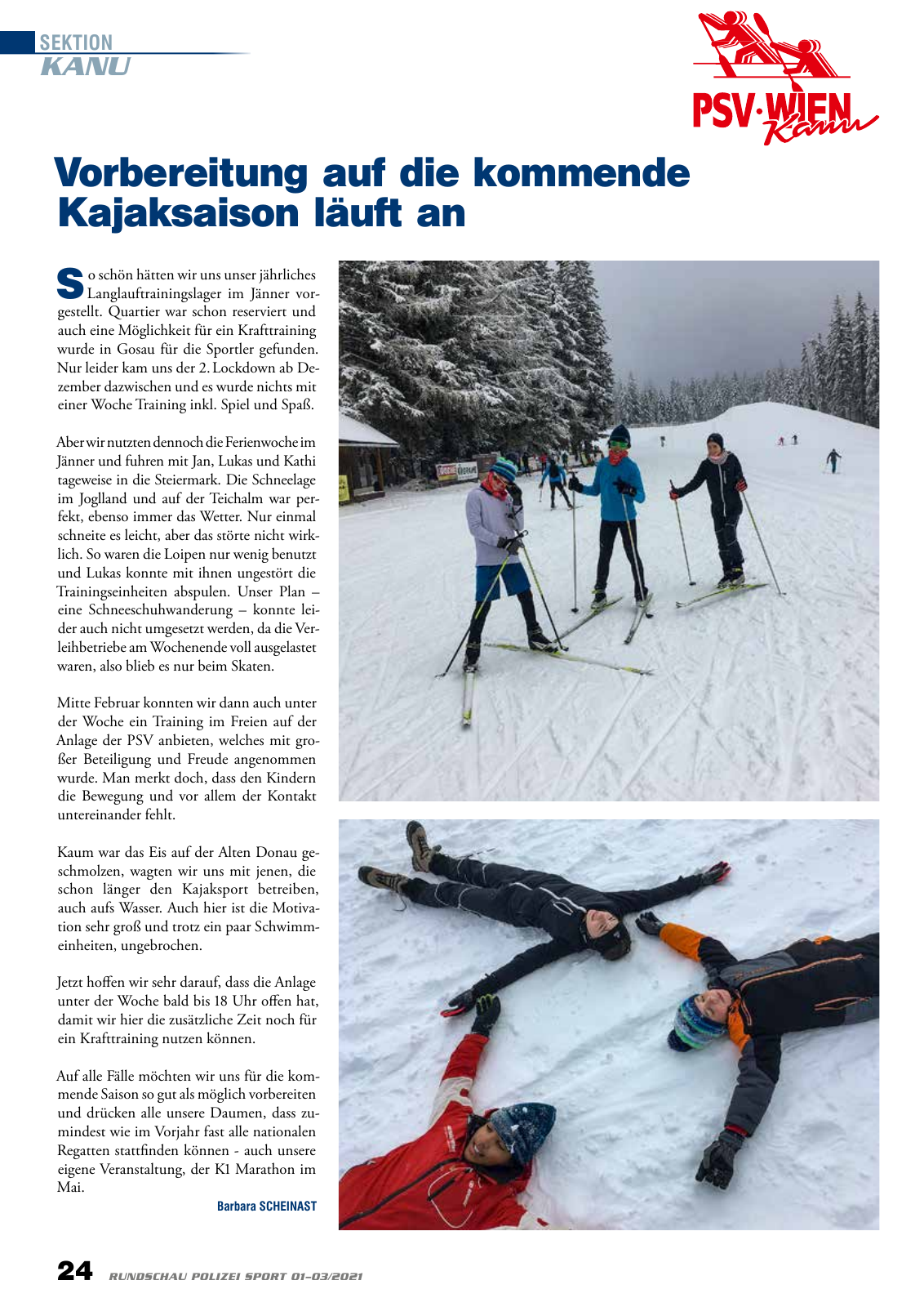 Vorschau Rundschau Polizei Sport 01-03/2021 Seite 24