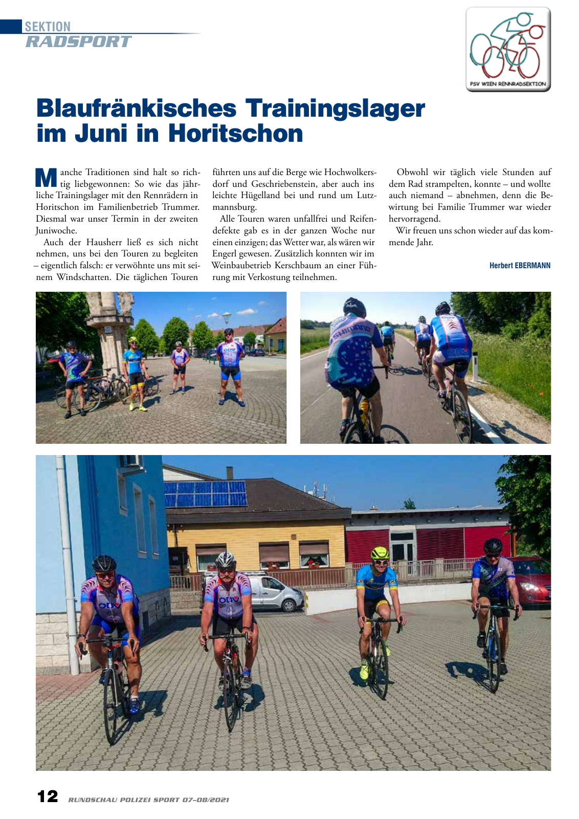Vorschau Rundschau Polizei Sport 07-08/2021 Seite 12
