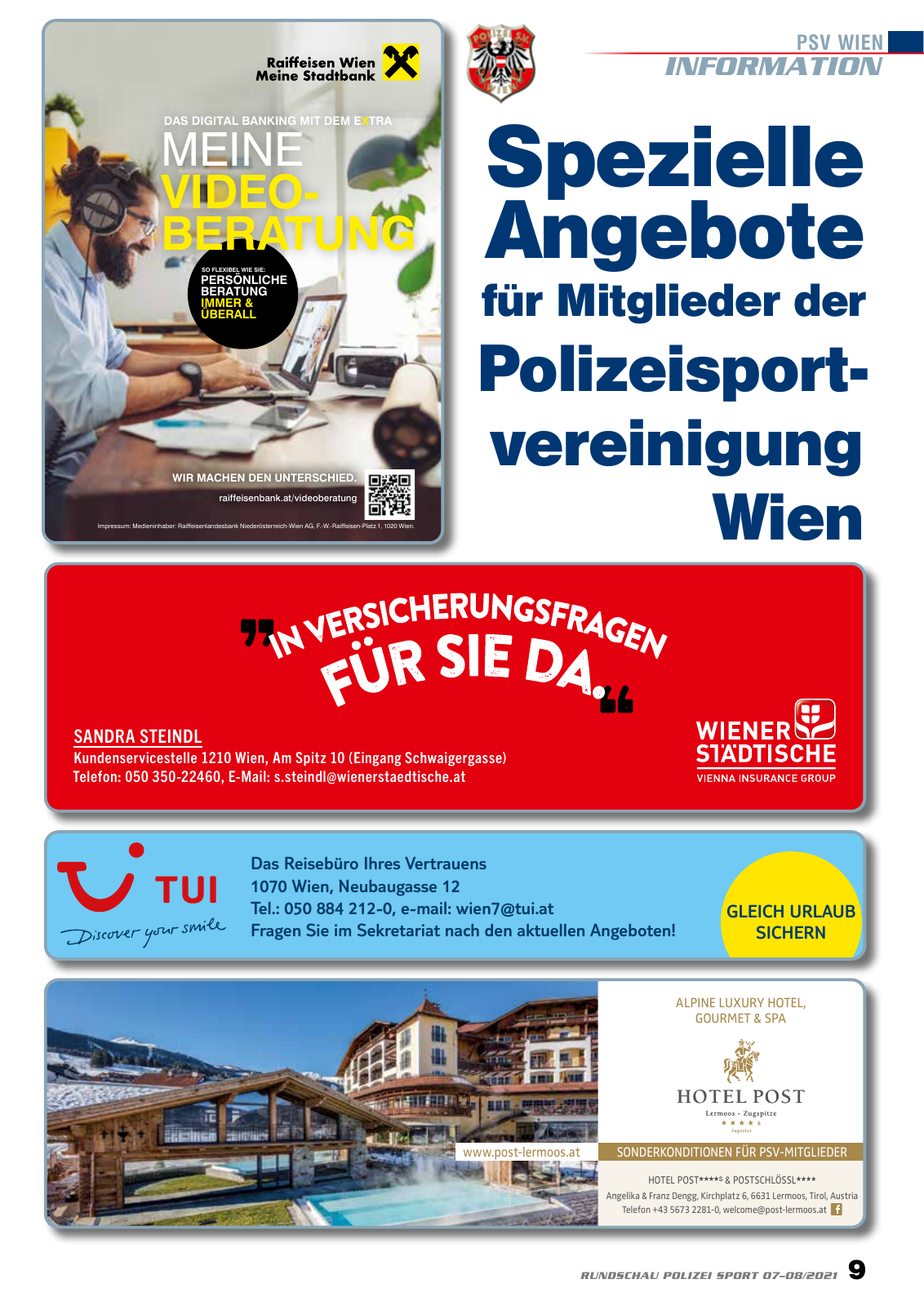 Vorschau Rundschau Polizei Sport 07-08/2021 Seite 9