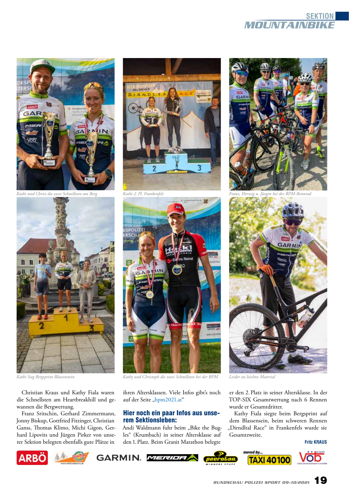 Vorschau Rundschau Polizei Sport 09-10/2021 Seite 19