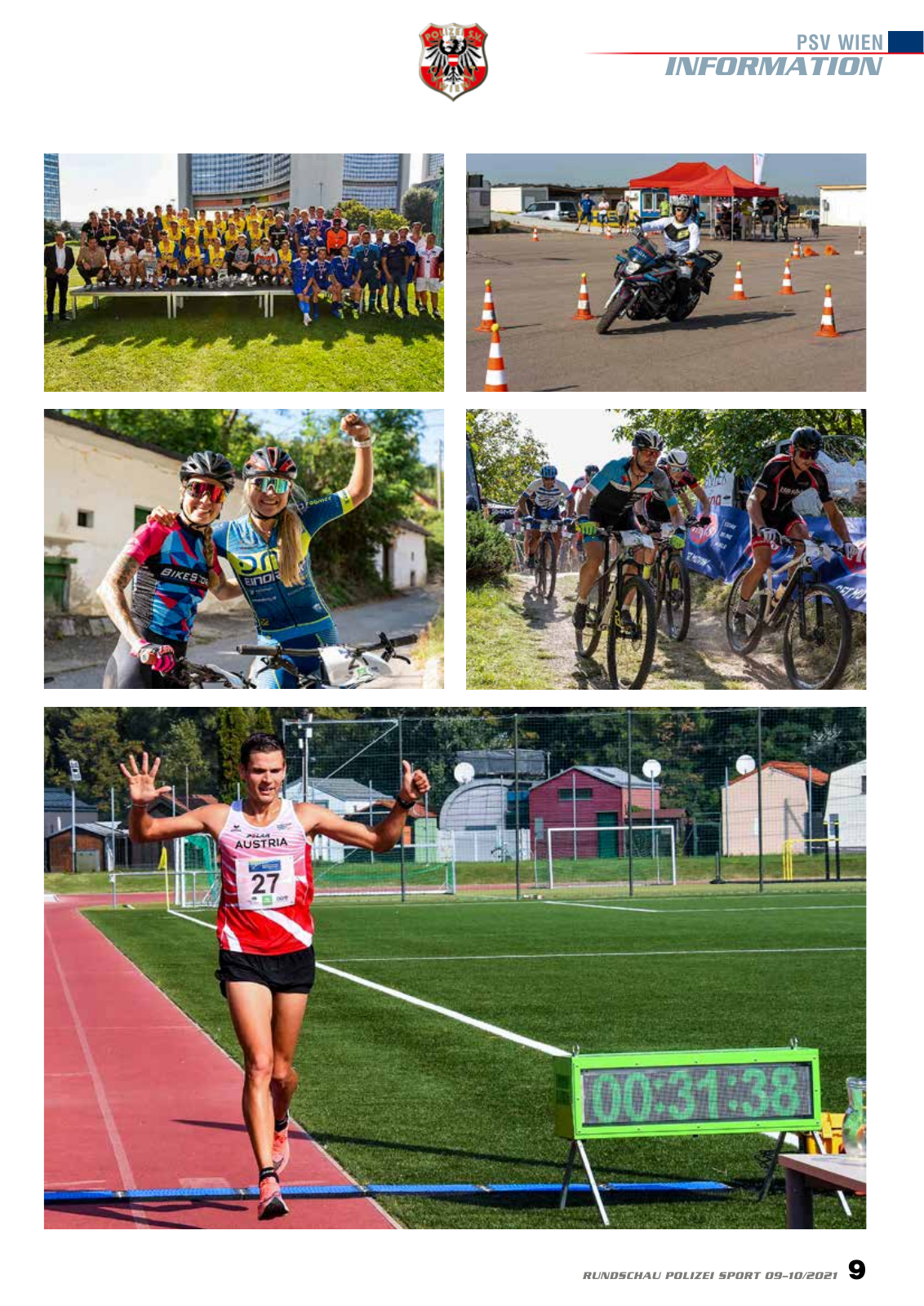 Vorschau Rundschau Polizei Sport 09-10/2021 Seite 9