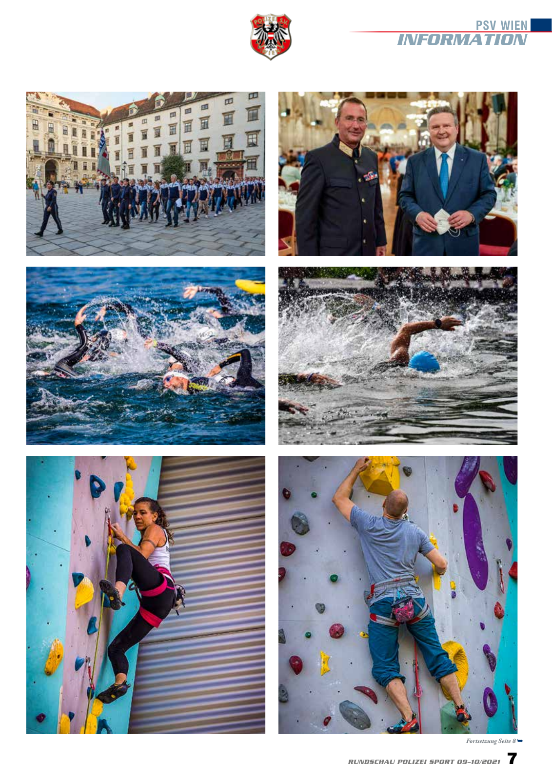 Vorschau Rundschau Polizei Sport 09-10/2021 Seite 7