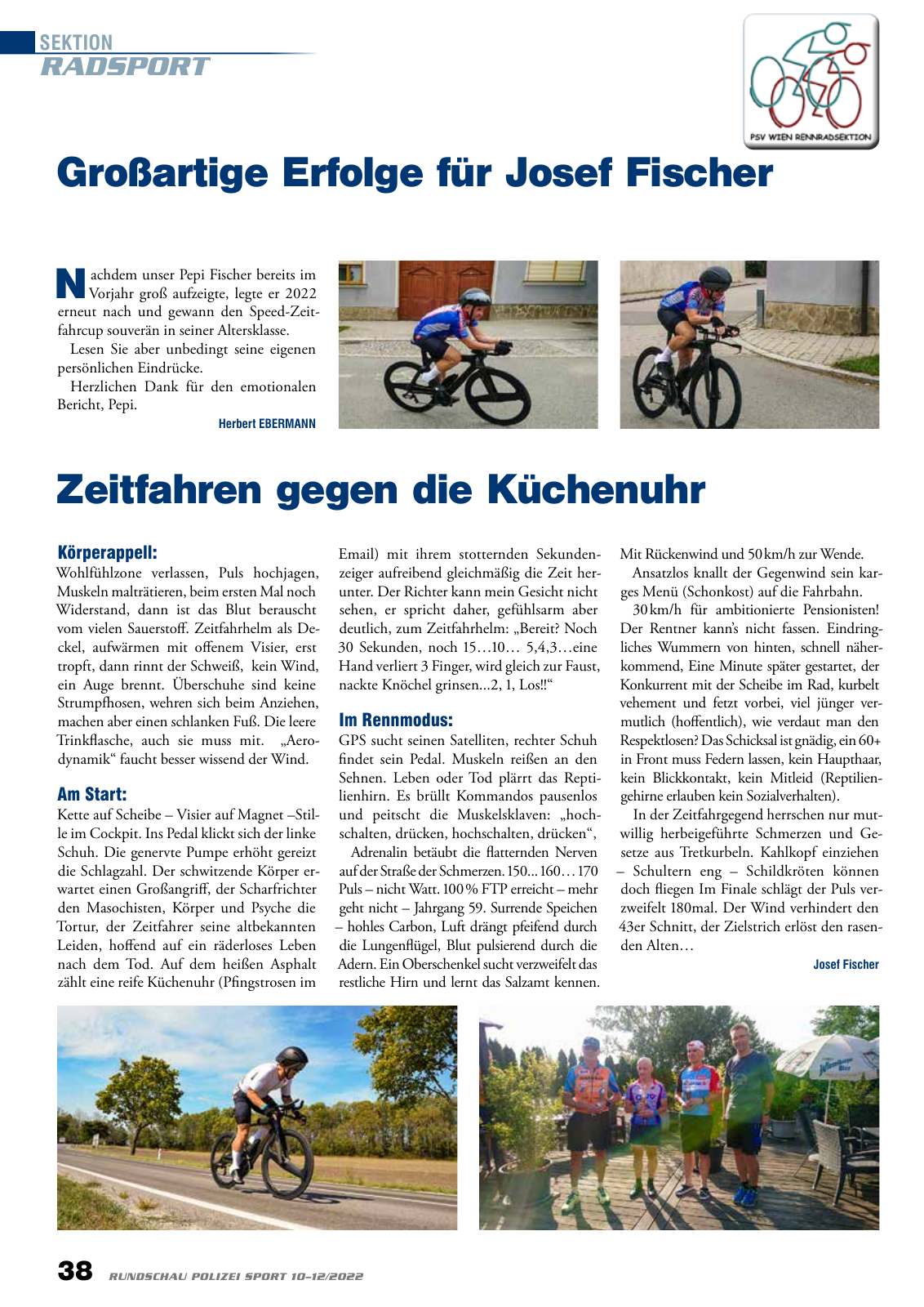 Vorschau Rundschau Polizei Sport 10-12/2022 Seite 38
