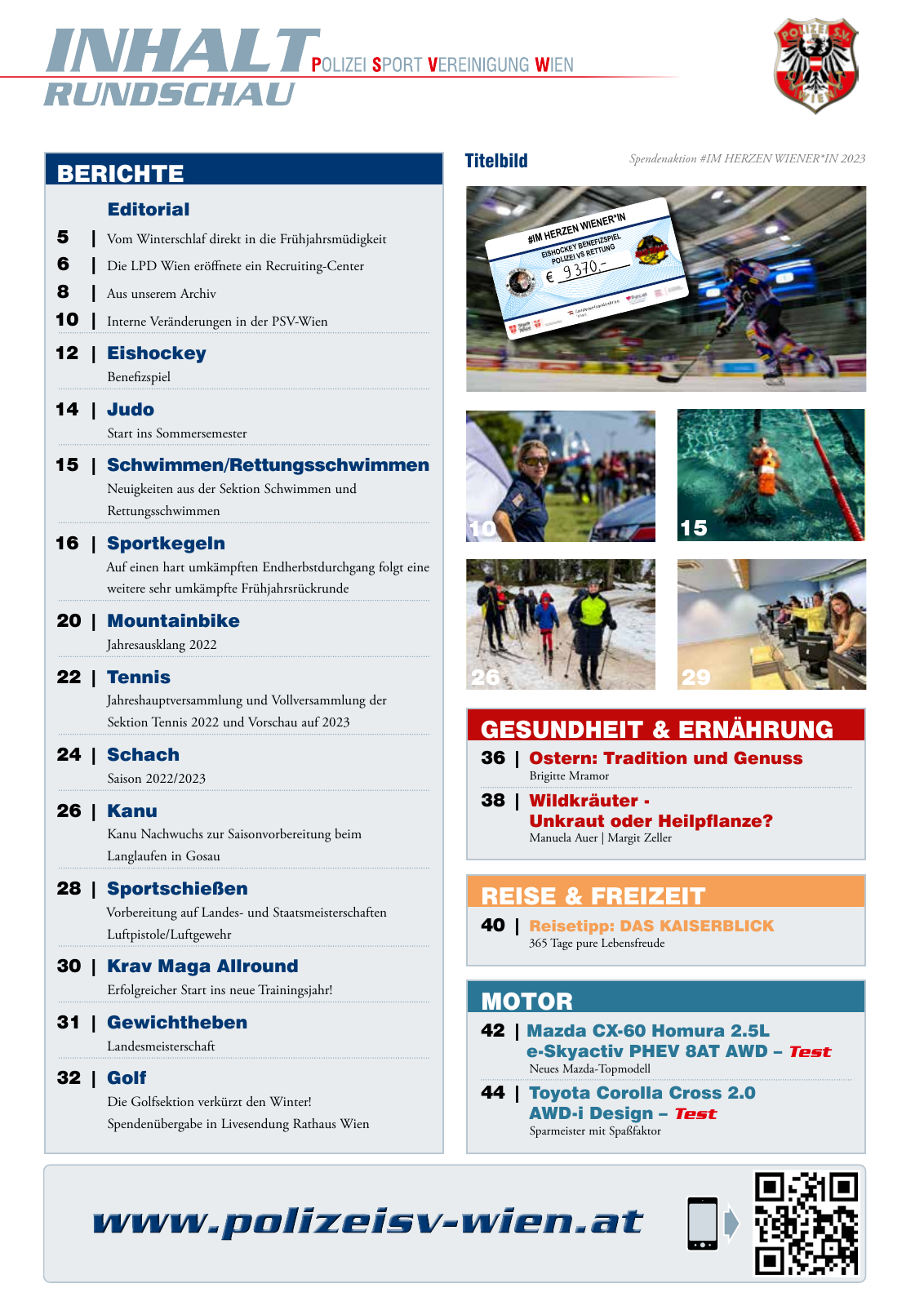 Vorschau Rundschau Polizei Sport 01-03/2023 Seite 3