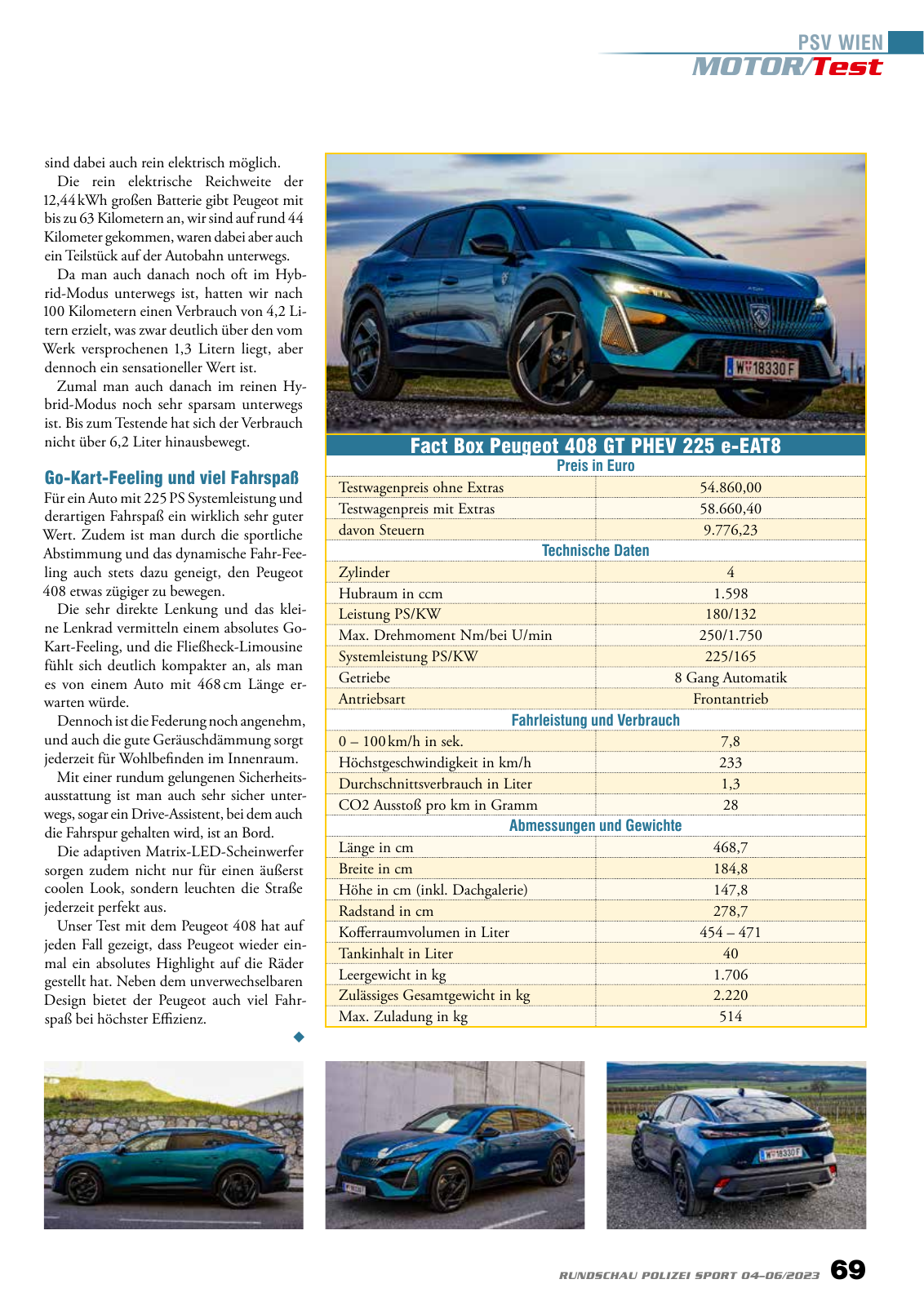 Vorschau Rundschau Polizei Sport 04-06/2023 Seite 69