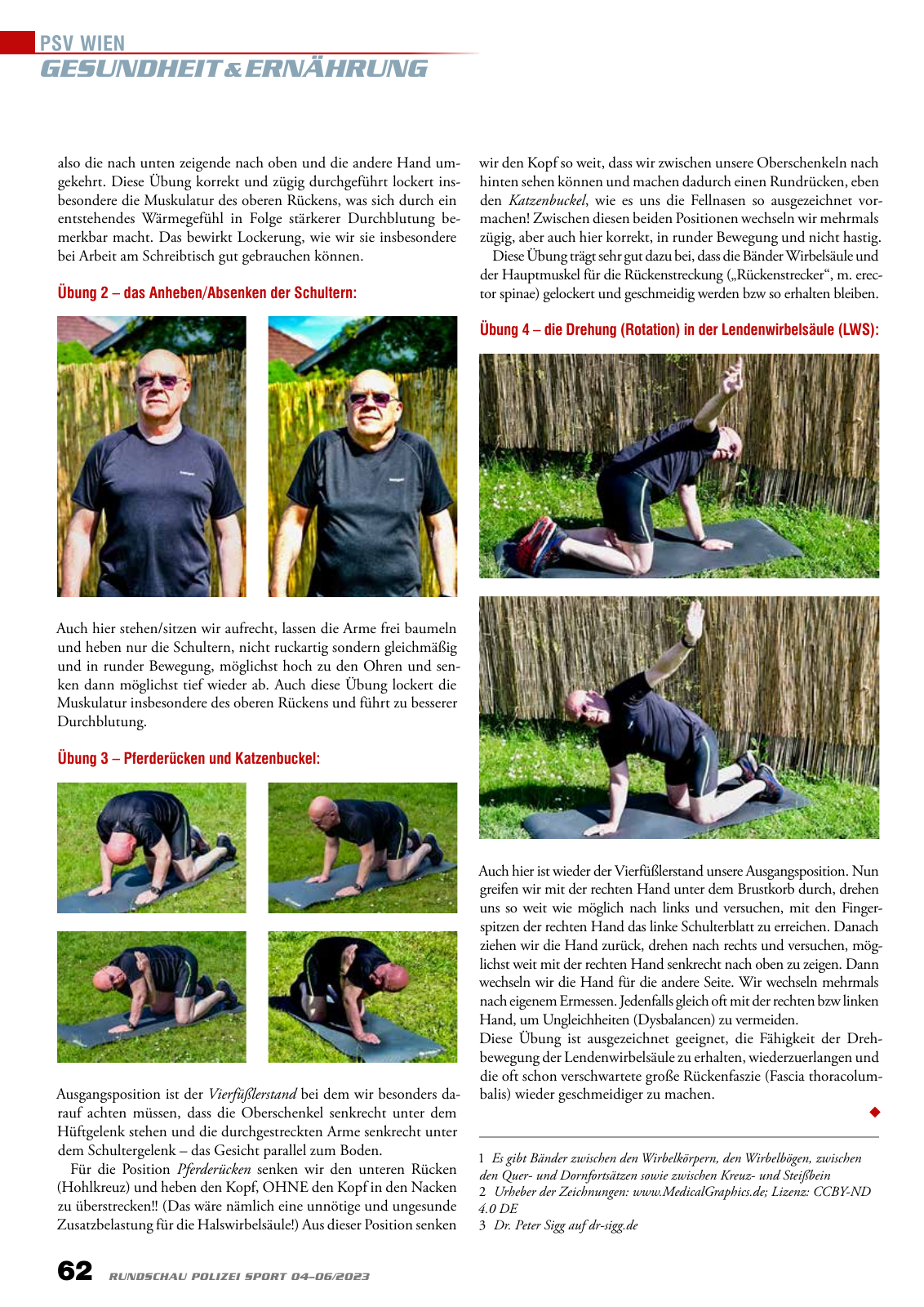 Vorschau Rundschau Polizei Sport 04-06/2023 Seite 62