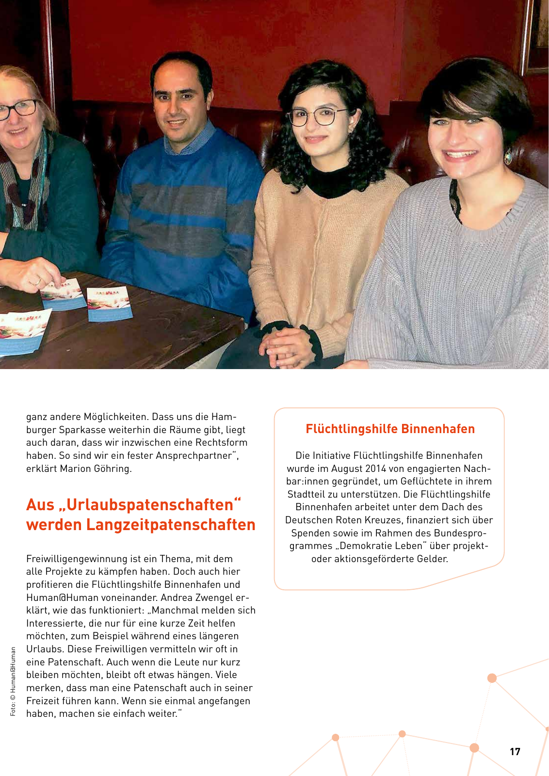 Vorschau openTransfer Magazin #Patenschaften – Gemeinsam statt einsam! Seite 17