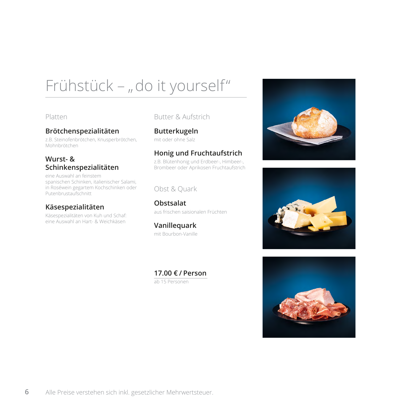 Vorschau Catering Katalog - Privat 2020 Seite 6