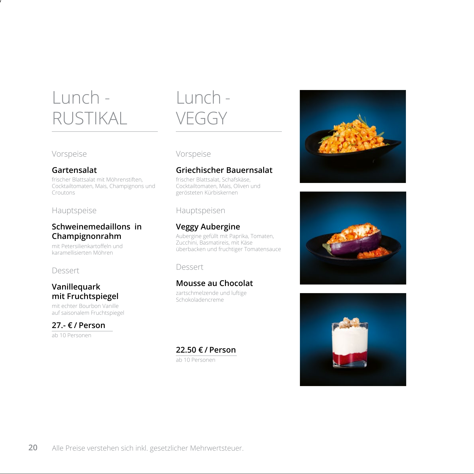Vorschau Catering Katalog 2022 - Privat Seite 20