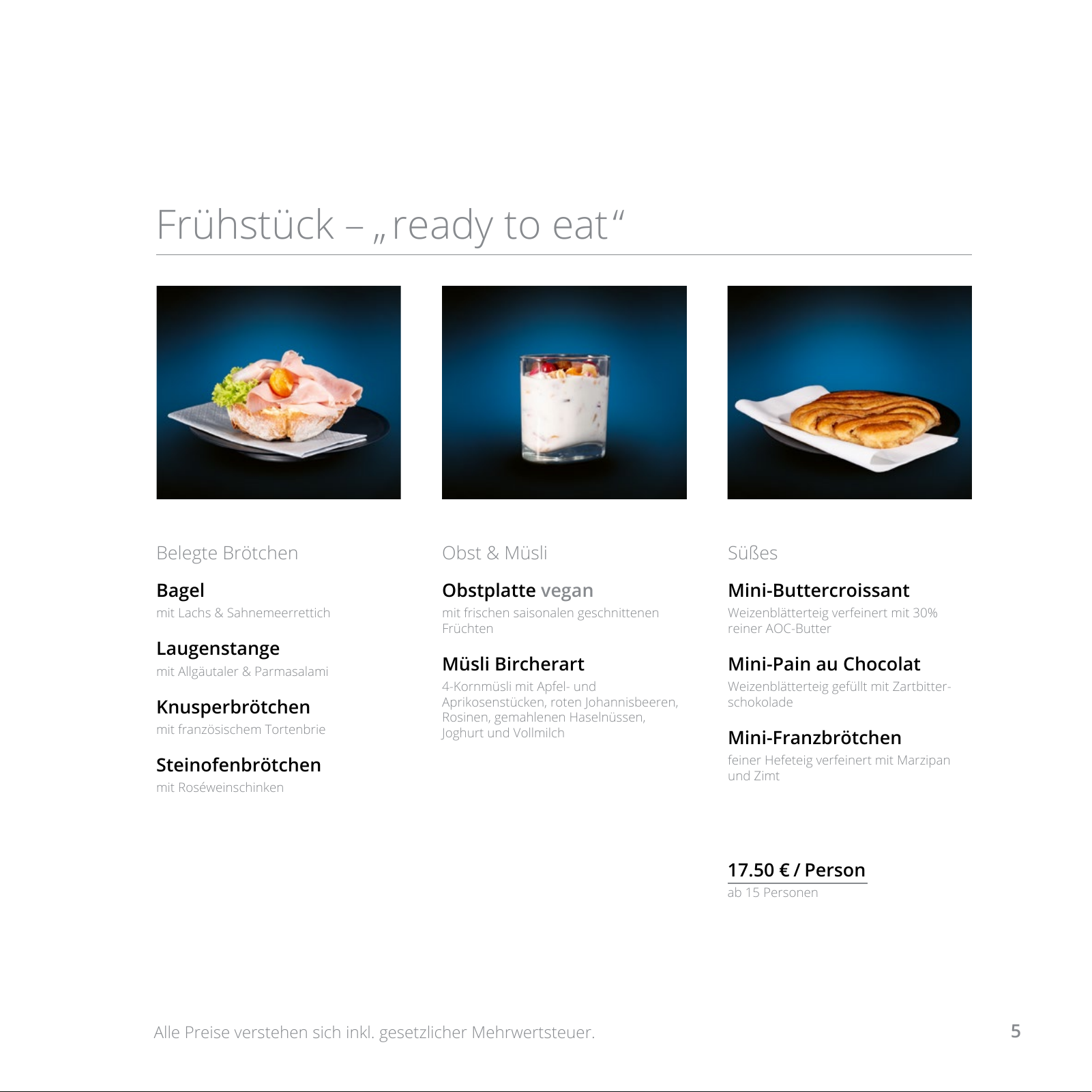 Vorschau Catering Katalog 2022 - Privat Seite 5