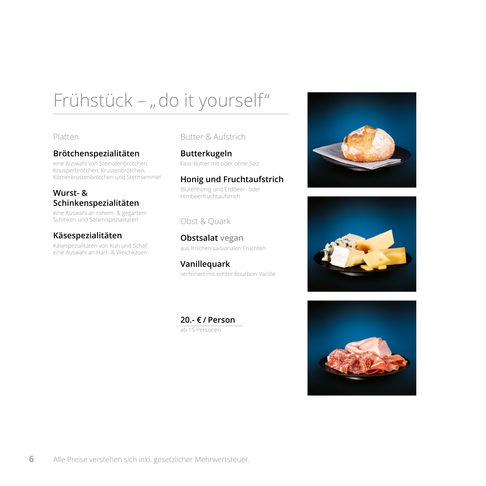 Vorschau Catering Katalog 2022 - Privat Seite 6