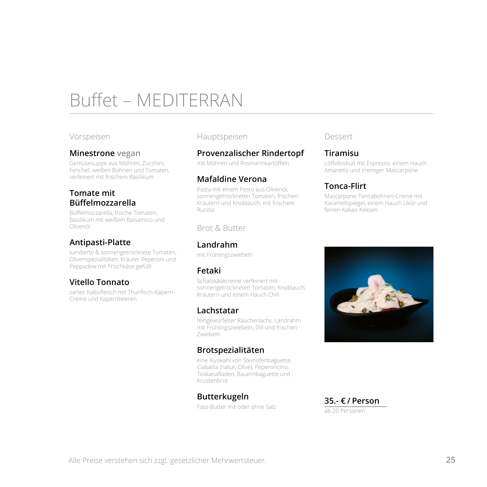 Vorschau Catering Katalog 2022 - Business Seite 25