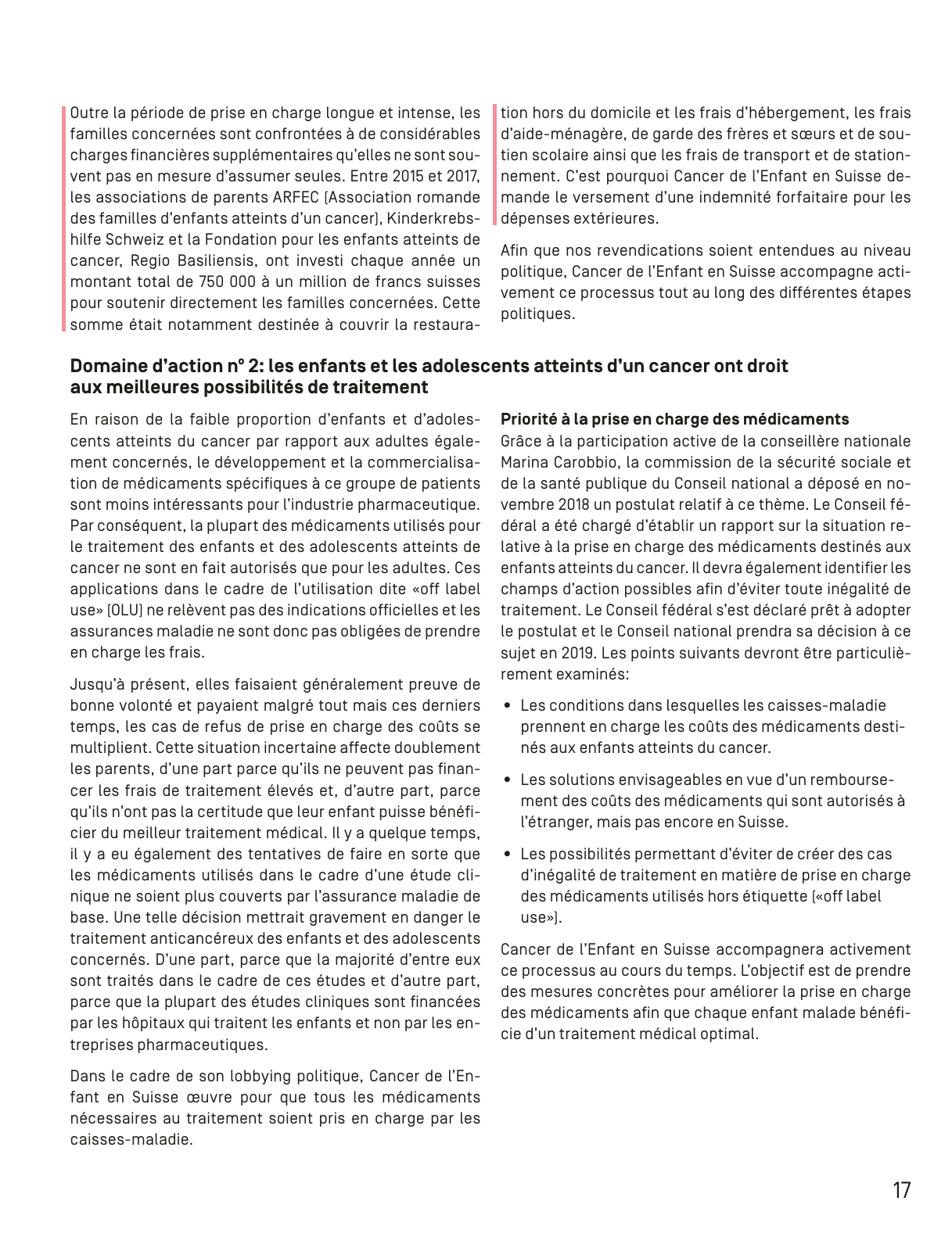 Vorschau Jahresbericht 2018_französisch Seite 17