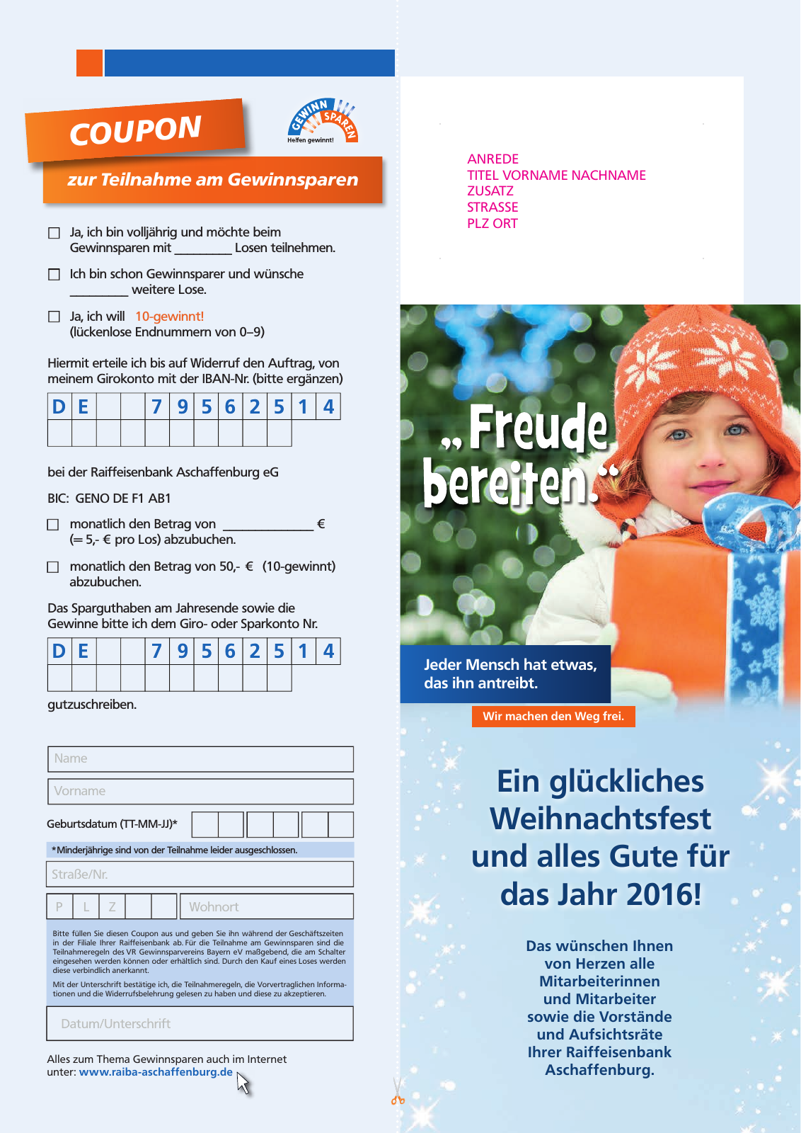 Vorschau Mitgliederzeitung - Raiffeisenbank Aschaffenburg eG Seite 16