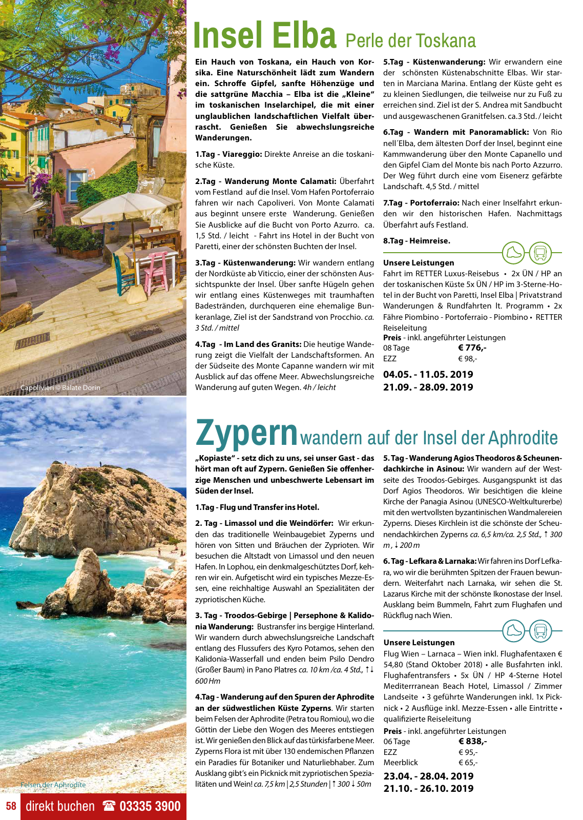 Vorschau Retter Katalog Reisen für Herz&Seele 2019 Seite 58