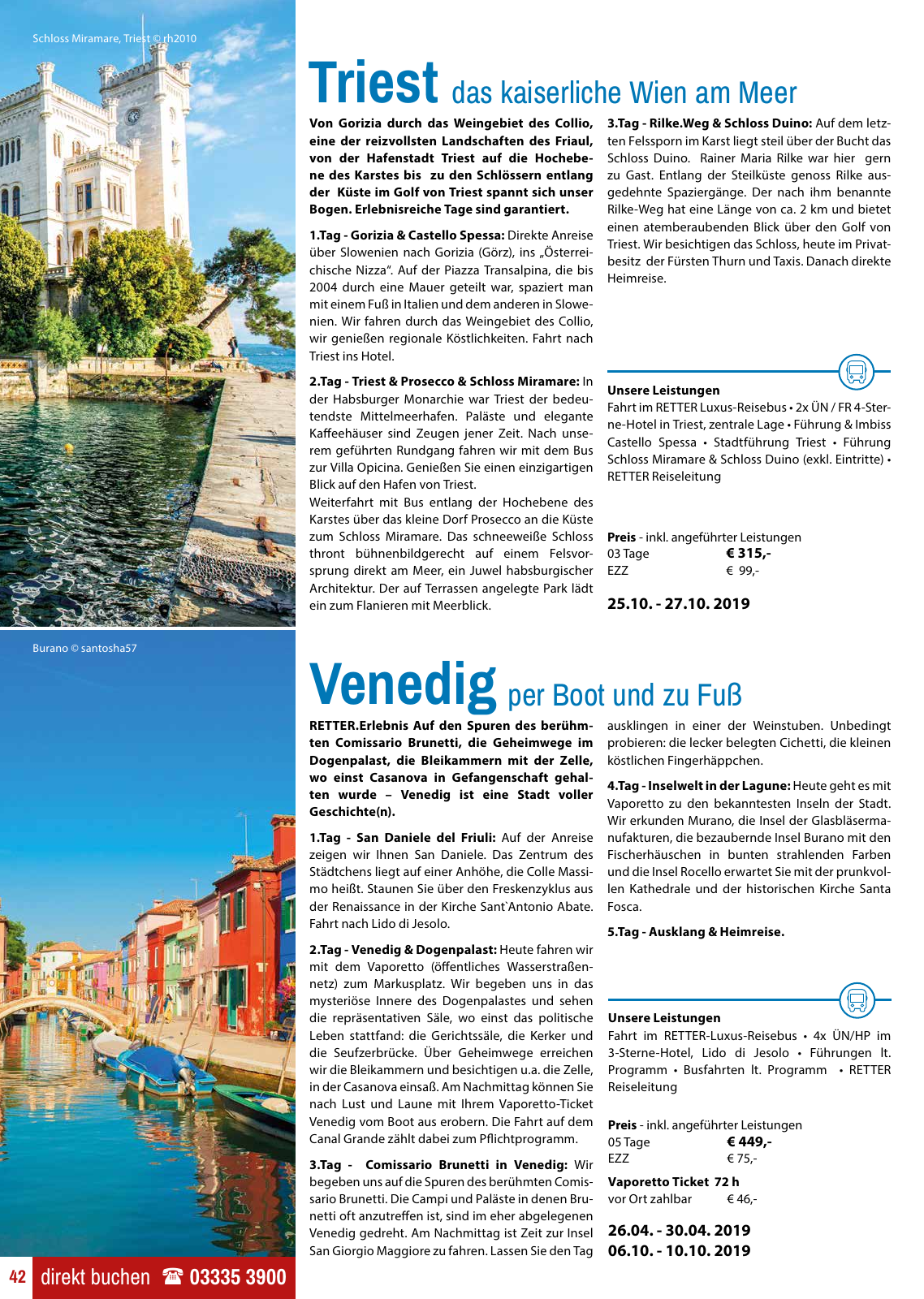 Vorschau Retter Katalog Reisen für Herz&Seele 2019 Seite 42