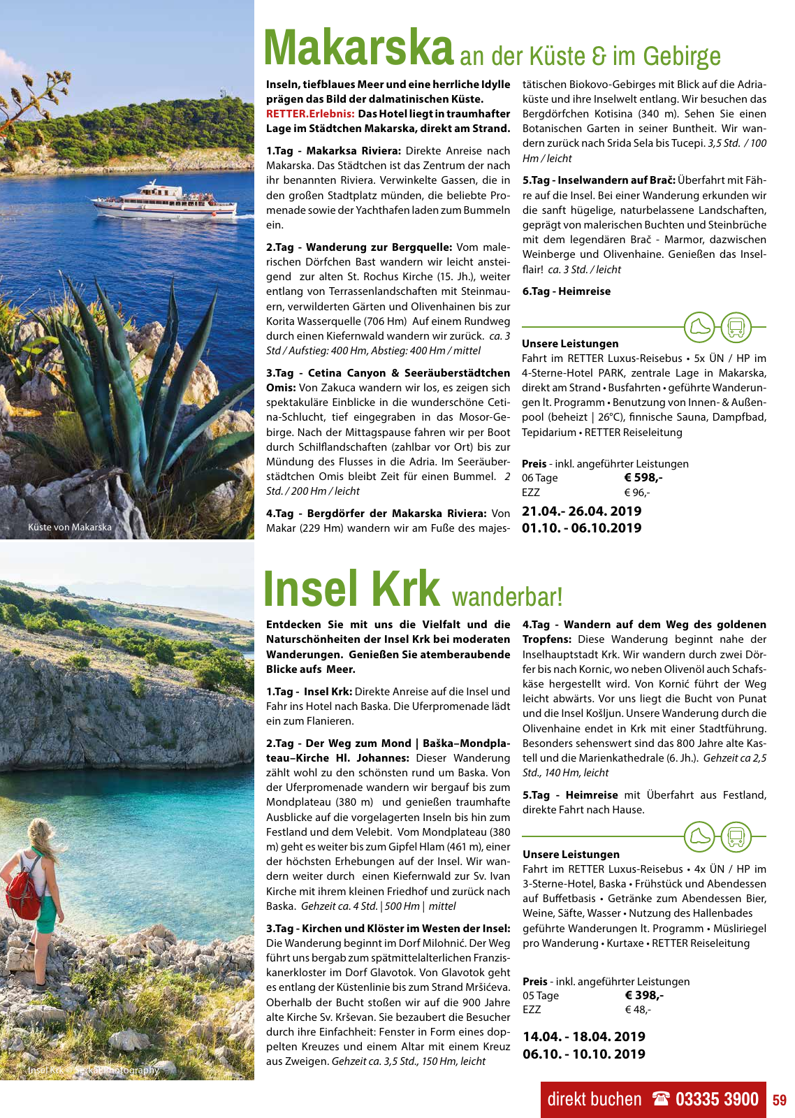 Vorschau Retter Katalog Reisen für Herz&Seele 2019 Seite 59
