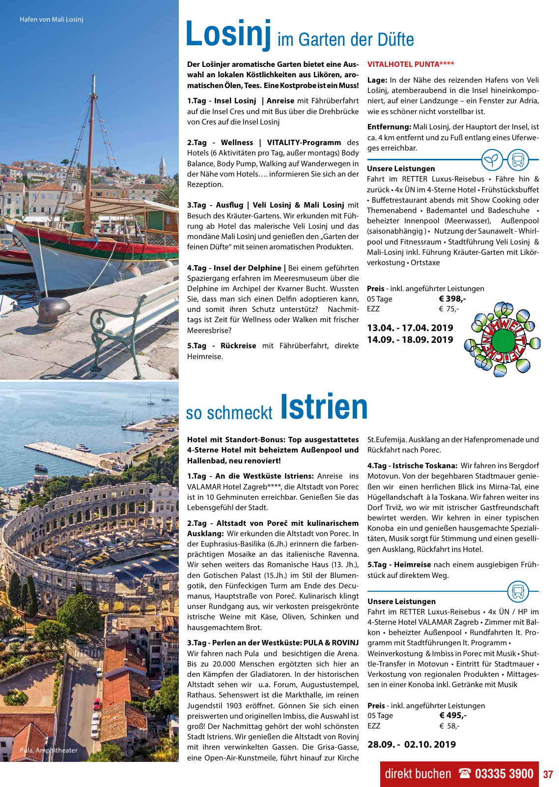 Vorschau Retter Katalog Reisen für Herz&Seele 2019 Seite 37