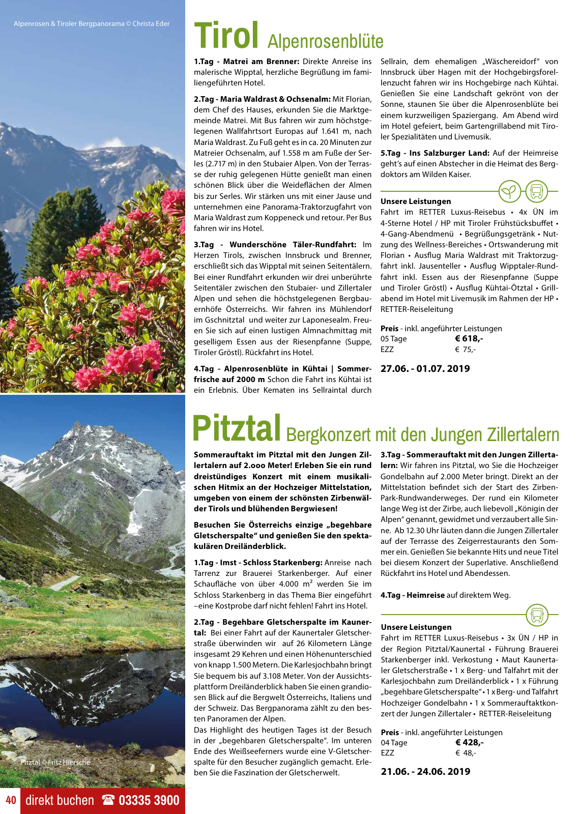 Vorschau Retter Katalog Reisen für Herz&Seele 2019 Seite 40