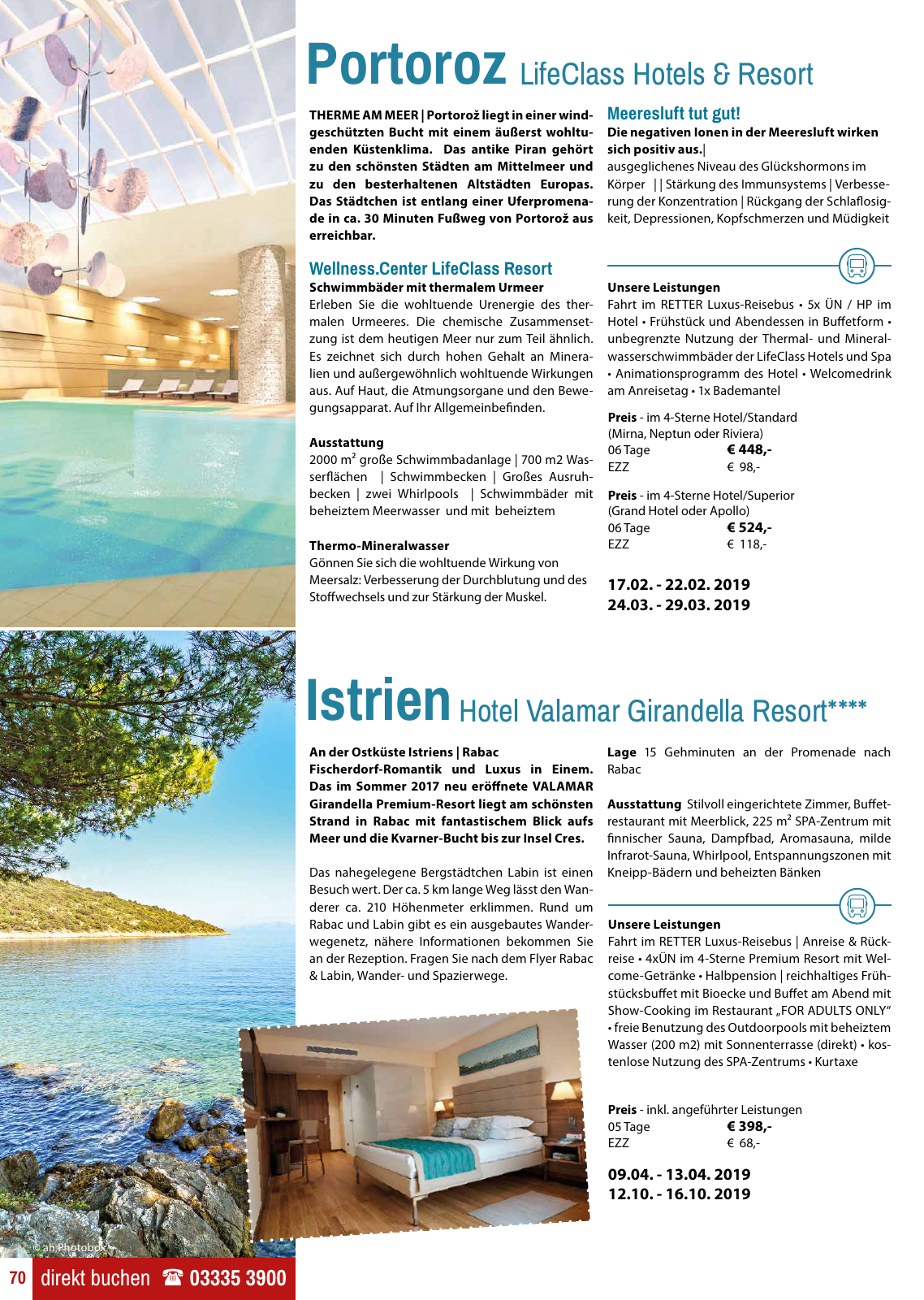 Vorschau Retter Katalog Reisen für Herz&Seele 2019 Seite 70