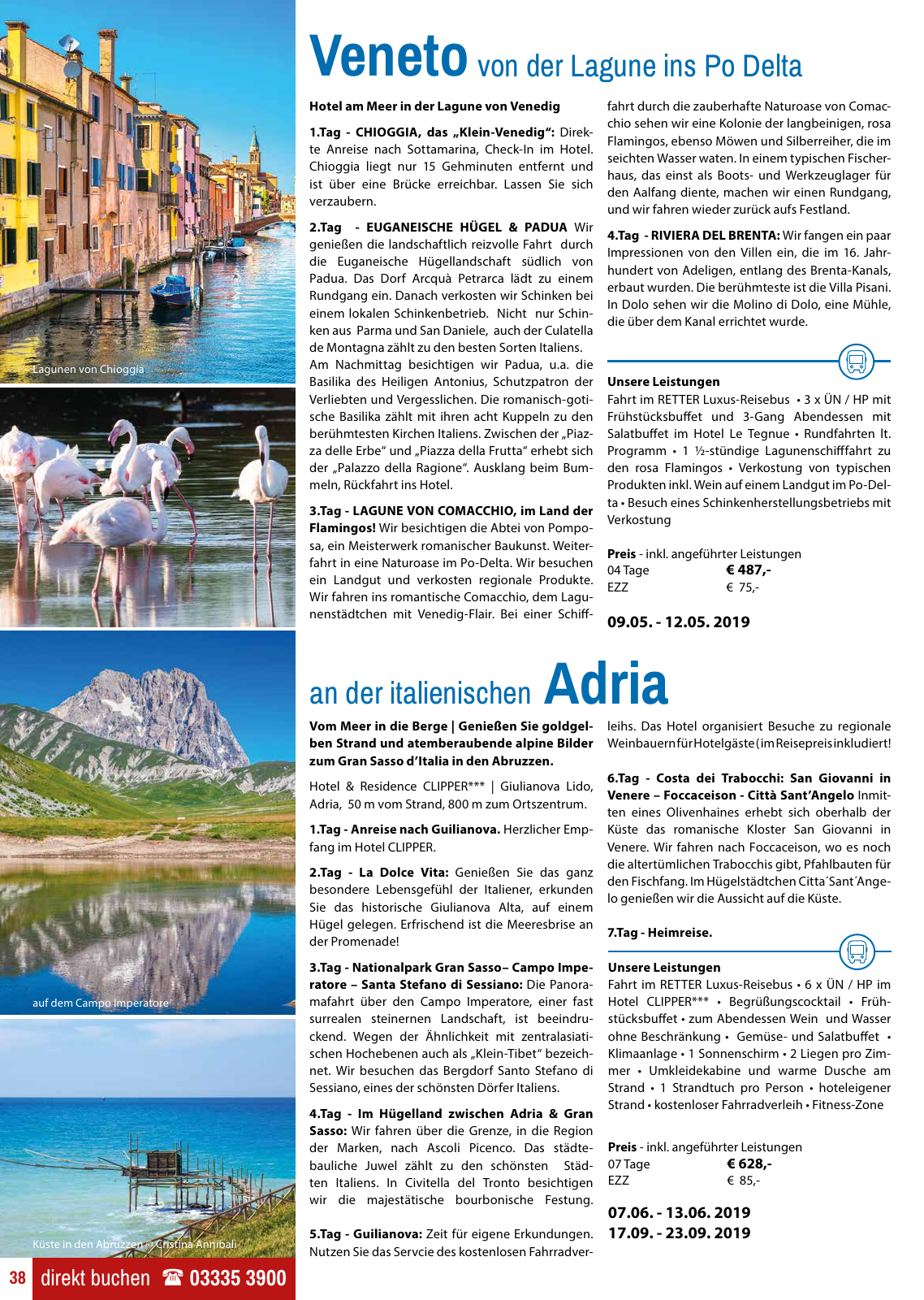 Vorschau Retter Katalog Reisen für Herz&Seele 2019 Seite 38