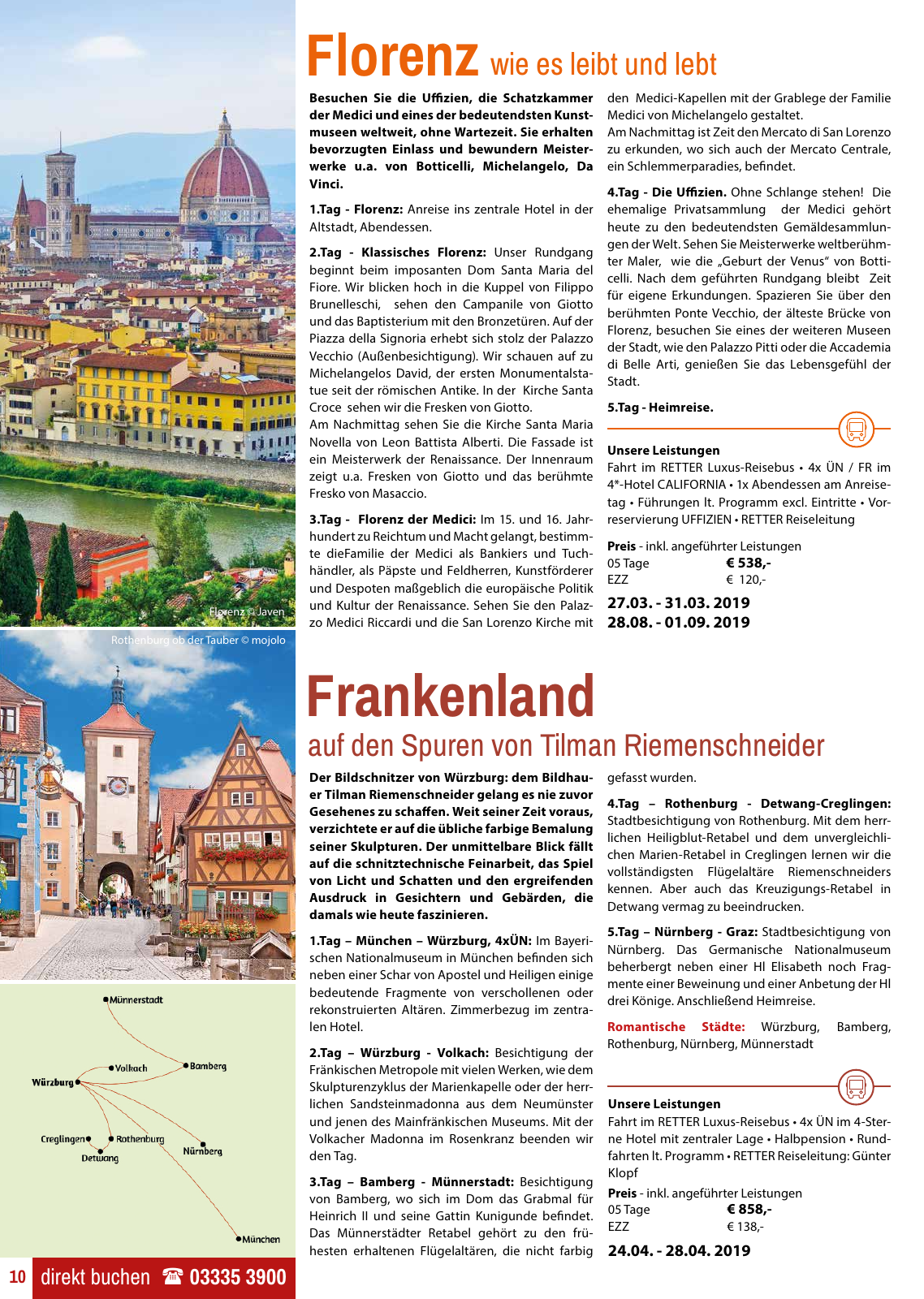 Vorschau Retter Katalog Reisen für Herz&Seele 2019 Seite 10